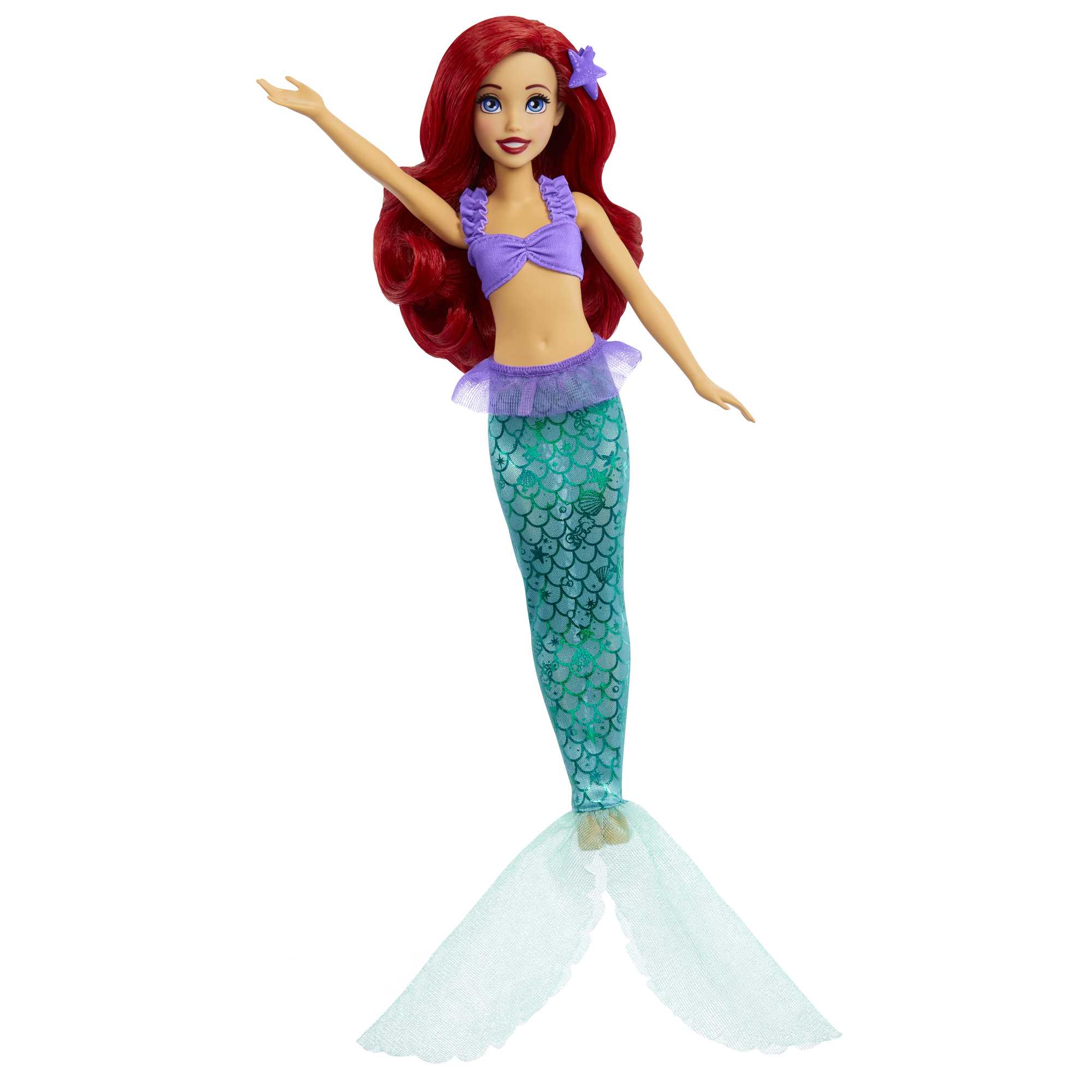 Disney Princess Toys, Ariel 2-in-1 Mermaid To Princess Doll - Image 3