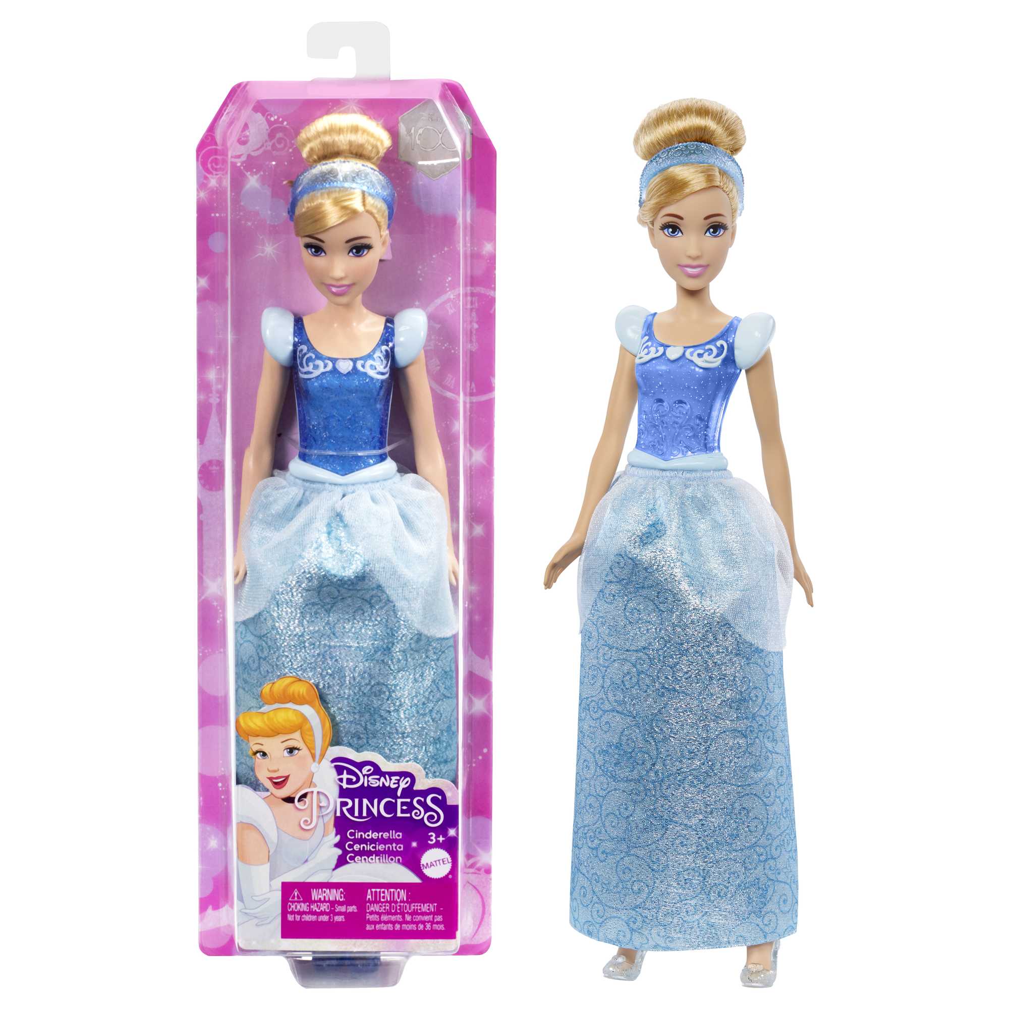 Disney Princess Toys, Cinderella Fashion Doll And Accessories - Image 6
