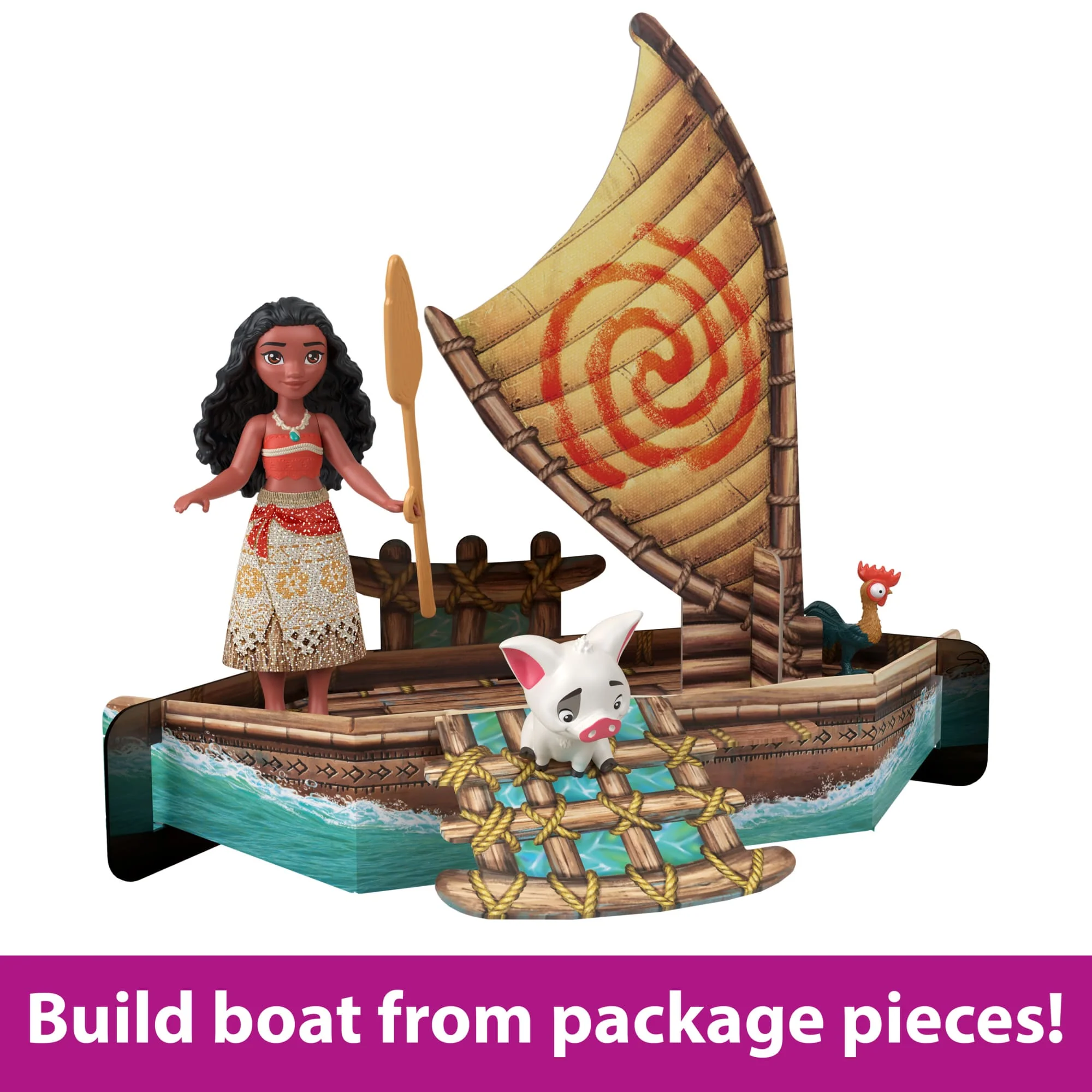 Disney Princess Toys, Moana Story Set, Gifts For Kids - Image 3