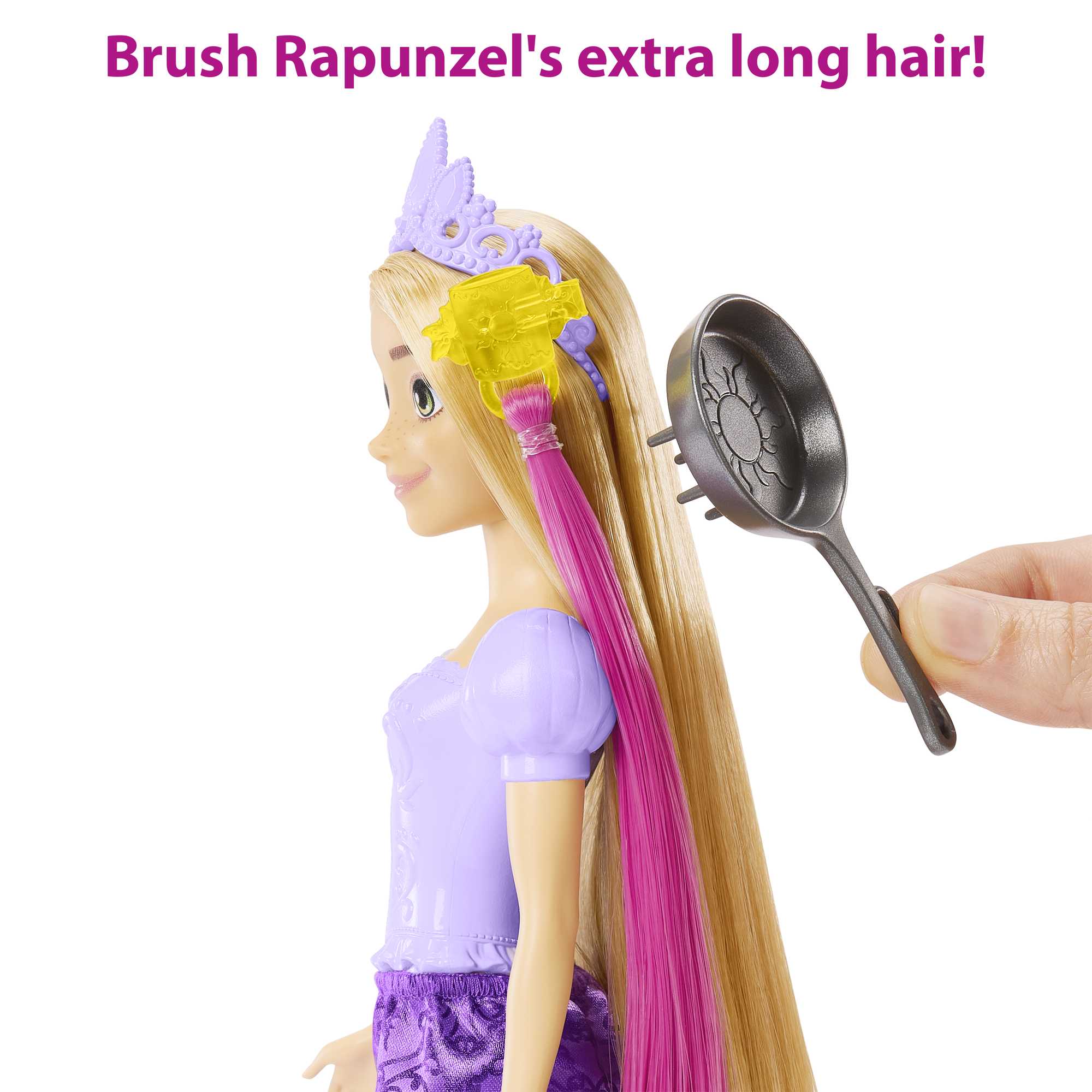 Disney Princess Toys, Rapunzel Fairy-Tale Hair™ Doll and Accessories - Image 4
