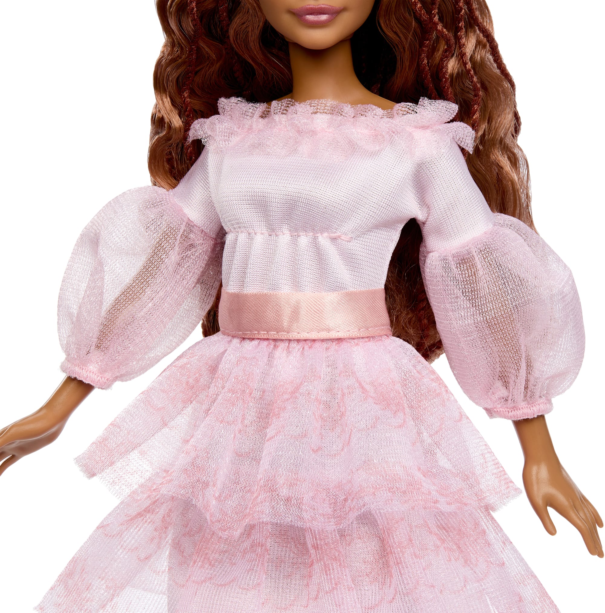 Disney The Little Mermaid Celebration Ariel Fashion Doll With Red Hair And Pink Dress - Image 3