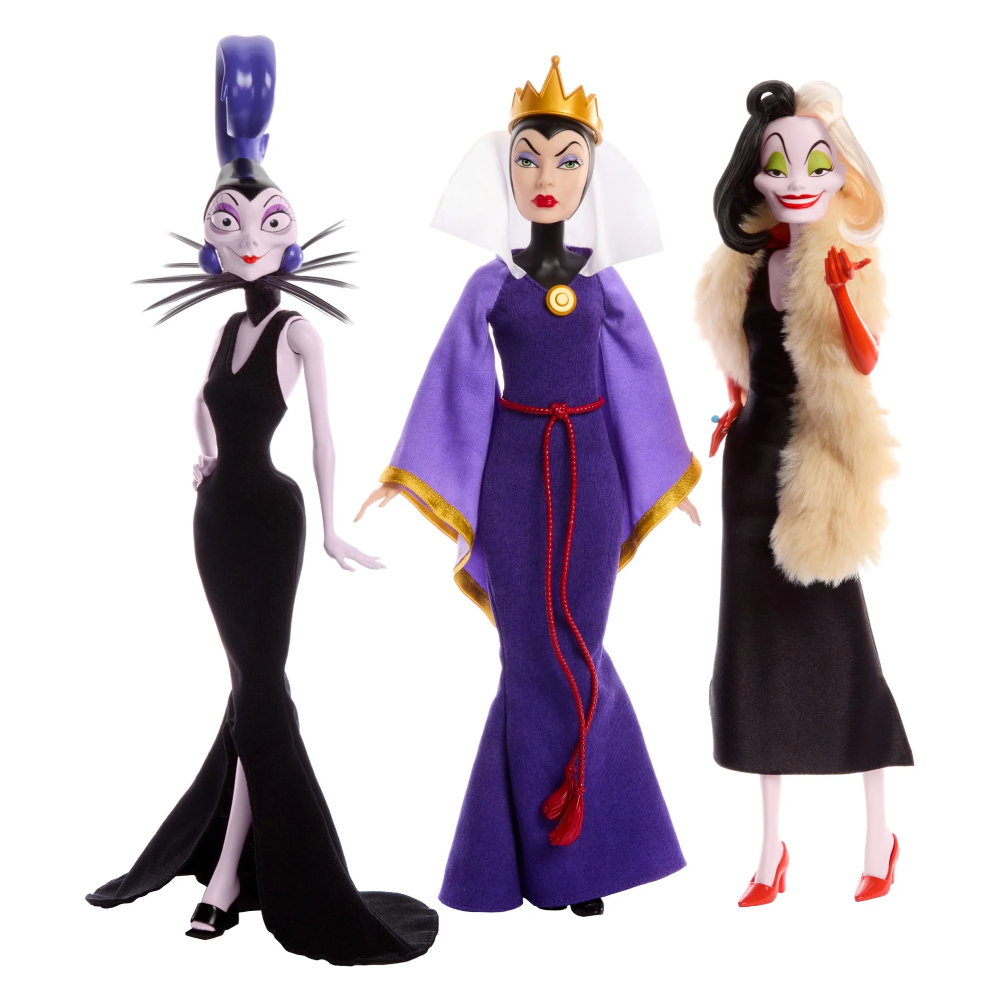 Disney Toys, Disney Villains Evil Queen, Cruella De Vil And Yzma Dolls Gift Set - Image 5