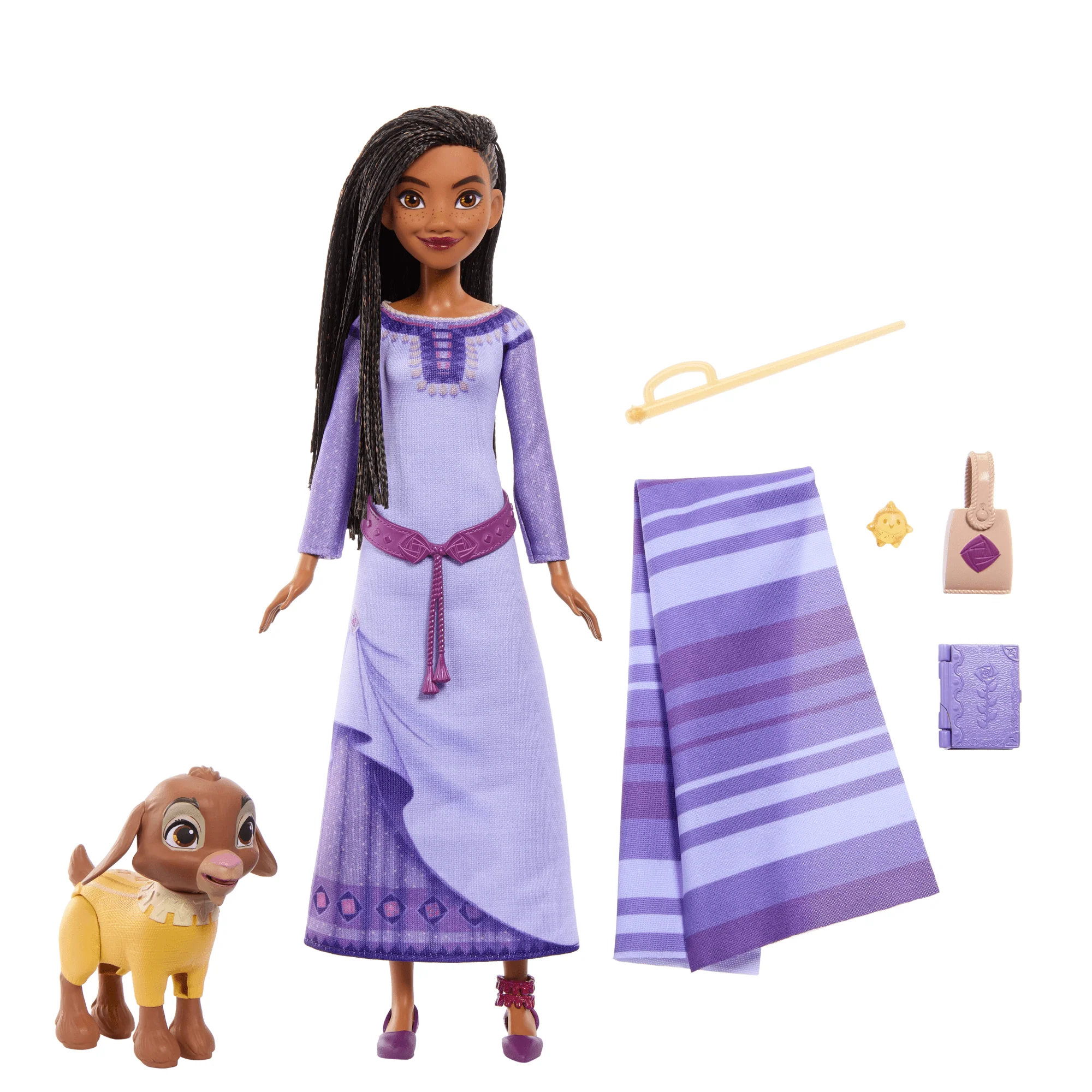 Disney Wish Asha Of Rosas Adventure Pack Fashion Doll, Posable Doll With Animal Friends And Accessories - Image 6