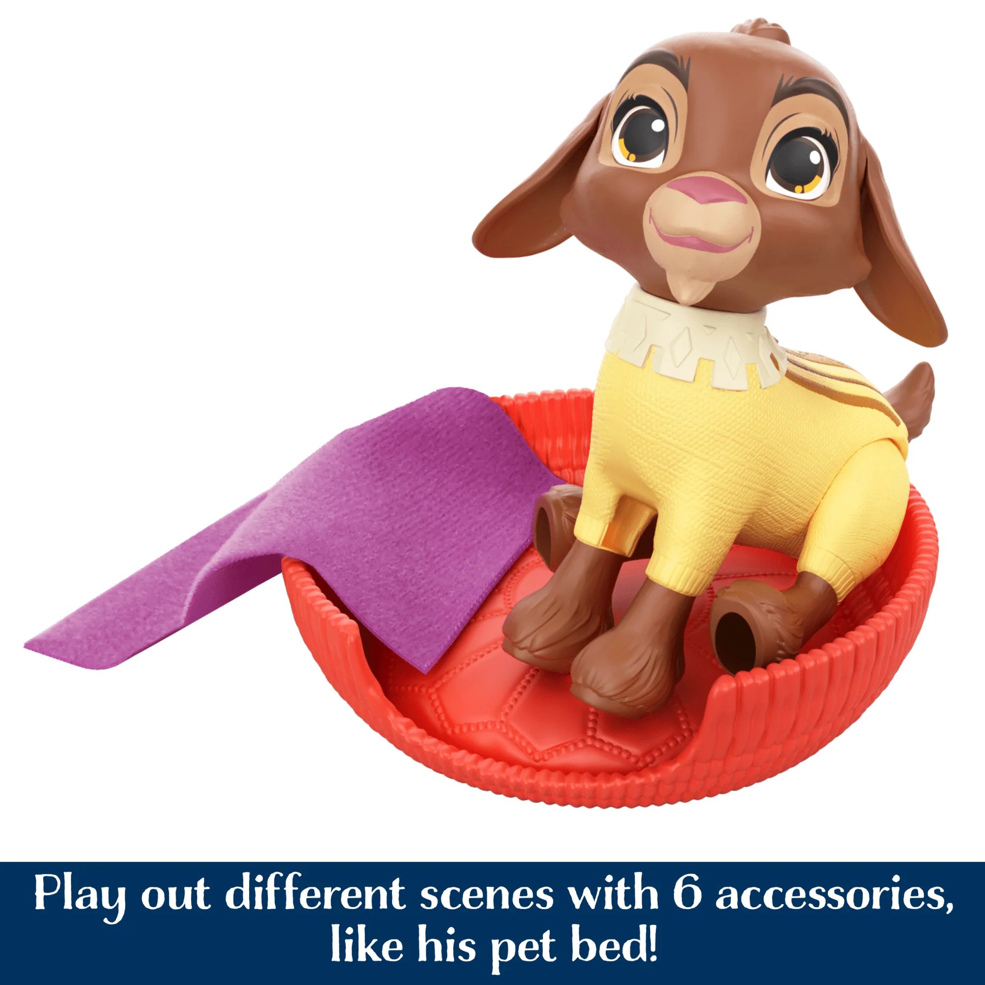 Disney Wish Valentino & Star Set With 2 Figures & 6 Accessories, Goat Figure Bends Back Legs - Image 3