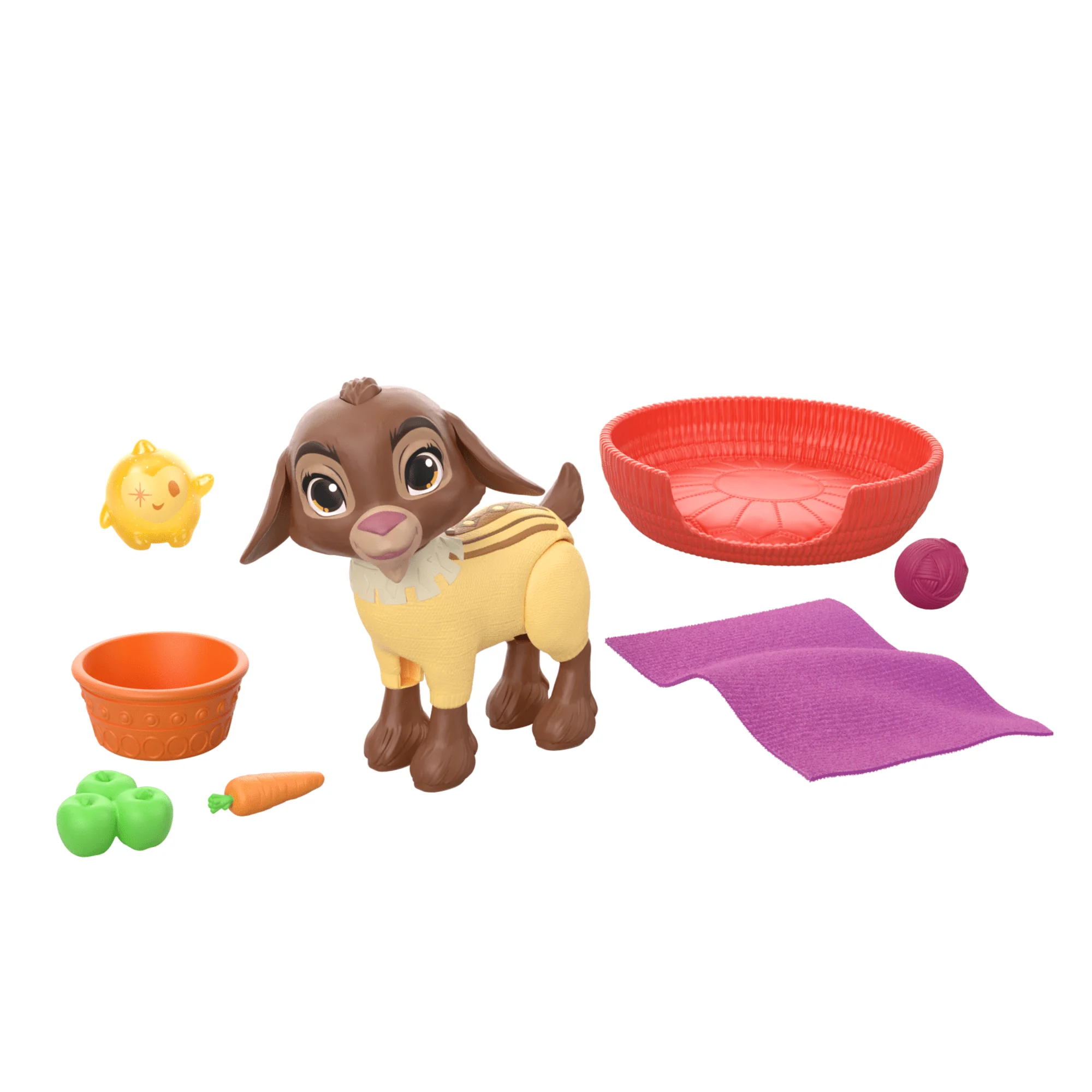 Disney Wish Valentino & Star Set With 2 Figures & 6 Accessories, Goat Figure Bends Back Legs - Image 5