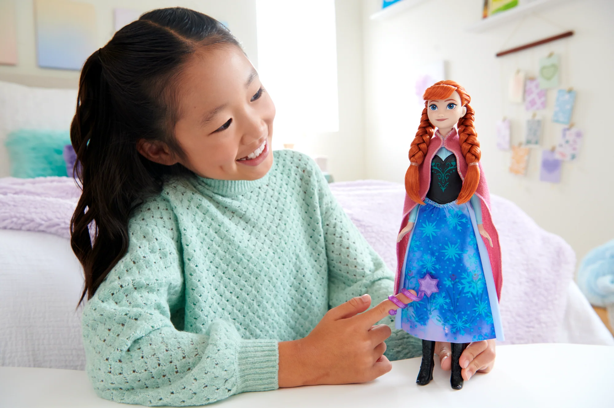 Disney La Reine des Neiges Anna et Sa Jupe Magique, Chang. de Couleur - Image 2