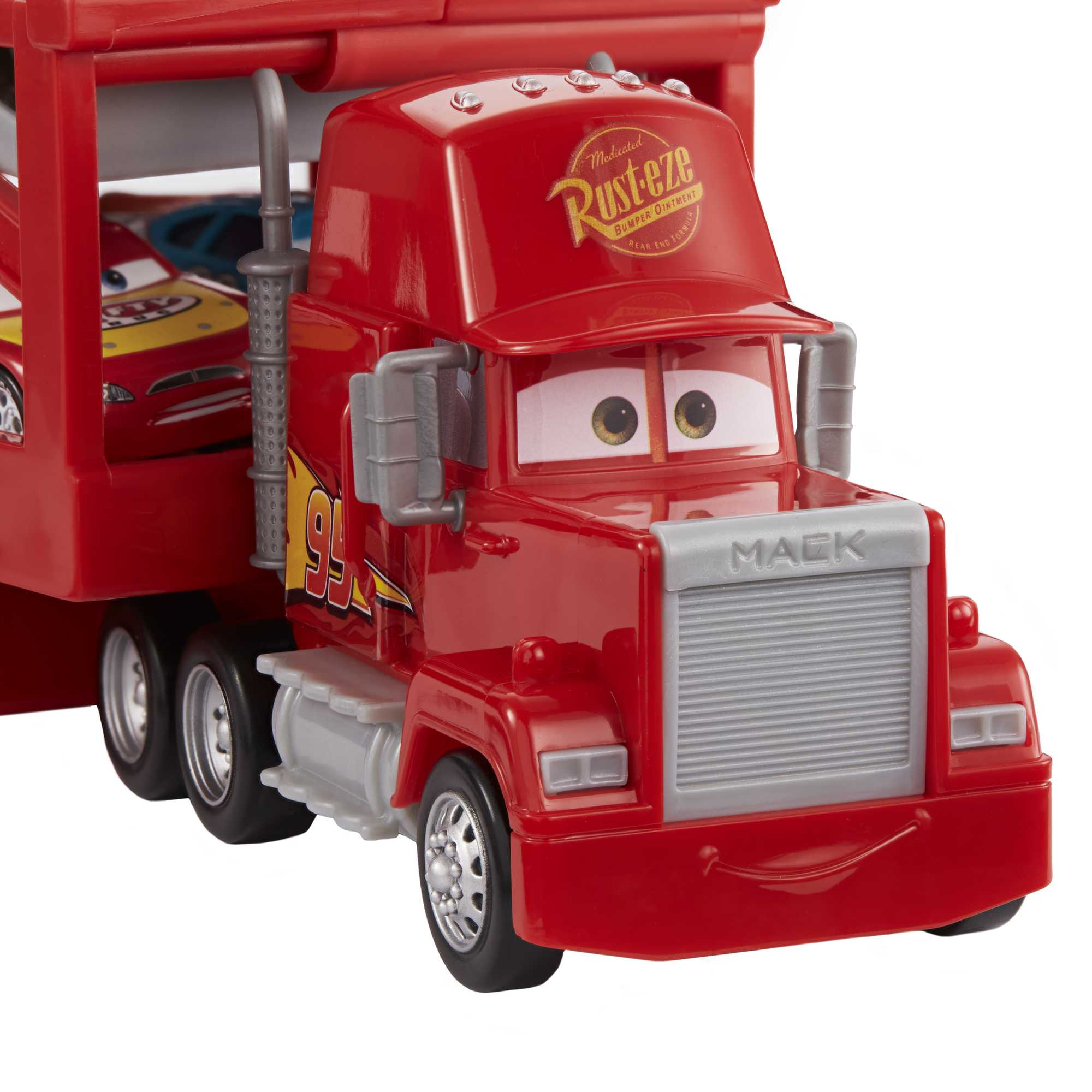 Disney/Pixar  Les Bagnoles  Camion Mack, Rampe, 33Cm, Pour 12Véh. - Image 3