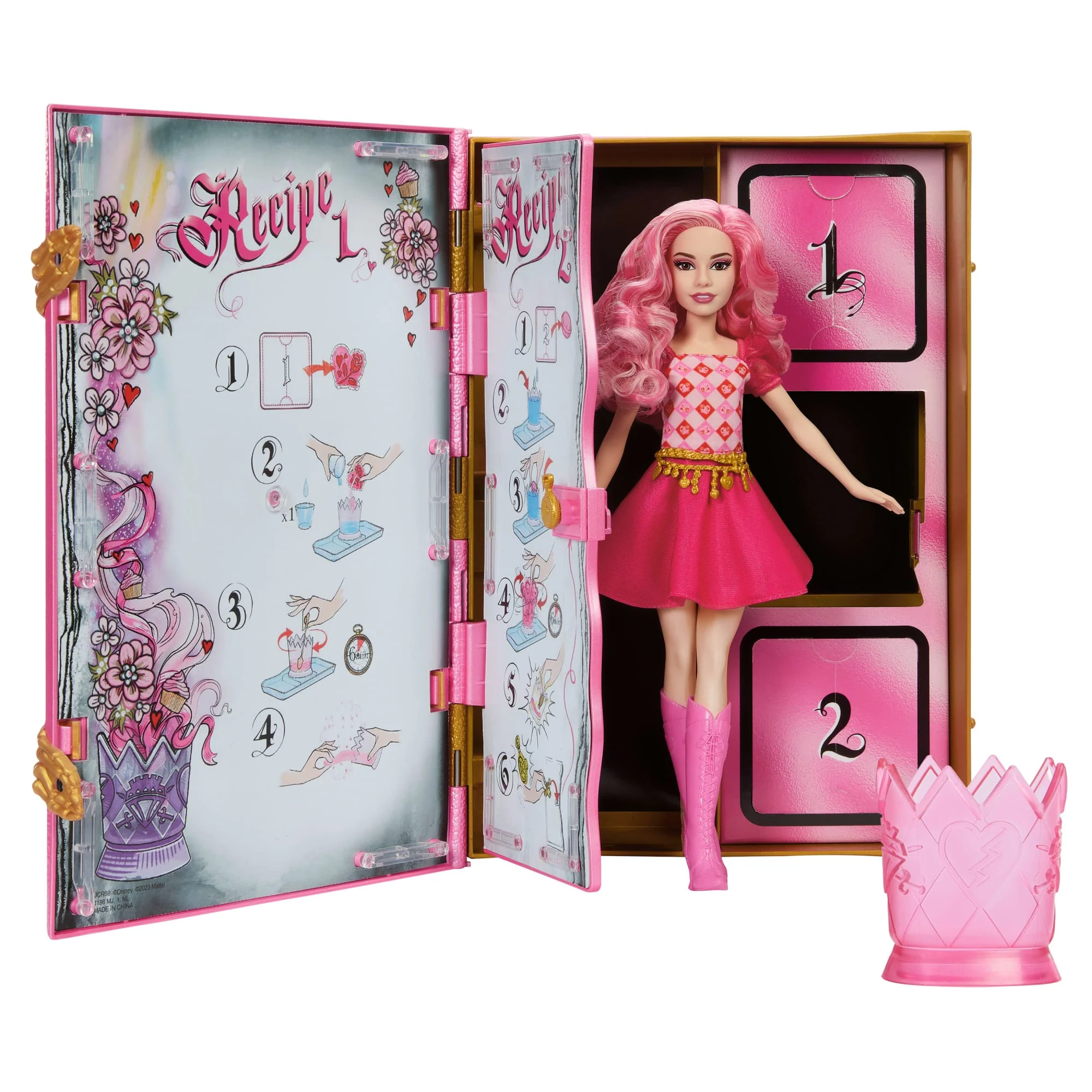 Disney's Descendants: The Rise Of Red The Sorcerer's Cookbook Doll & Playset, Surprise Reveals - Image 6