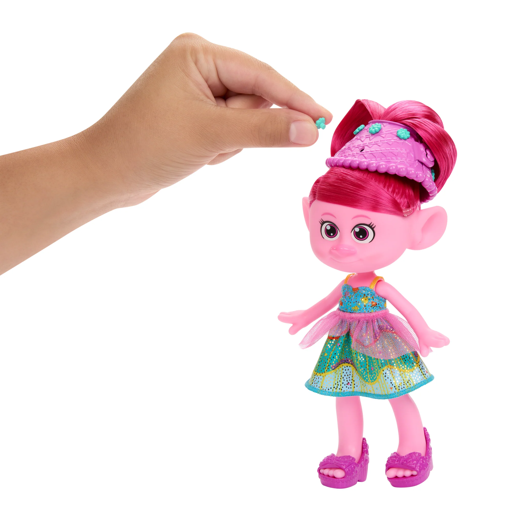 Dreamworks Trolls Fun Fair Surprise Style Surpize Queen Poppy Fashion Doll & 20+ Accessories - Image 2