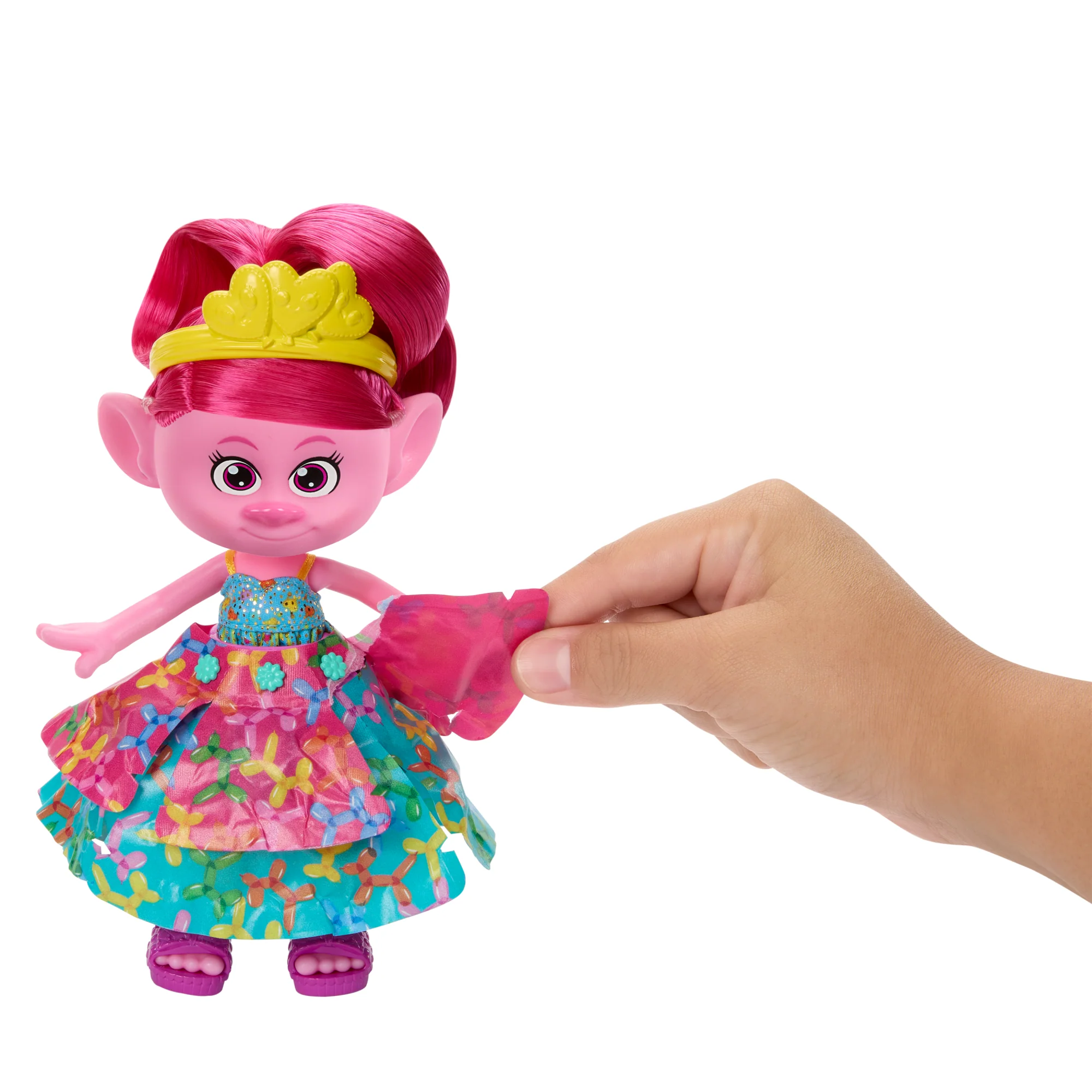 Dreamworks Trolls Fun Fair Surprise Style Surpize Queen Poppy Fashion Doll & 20+ Accessories - Image 3