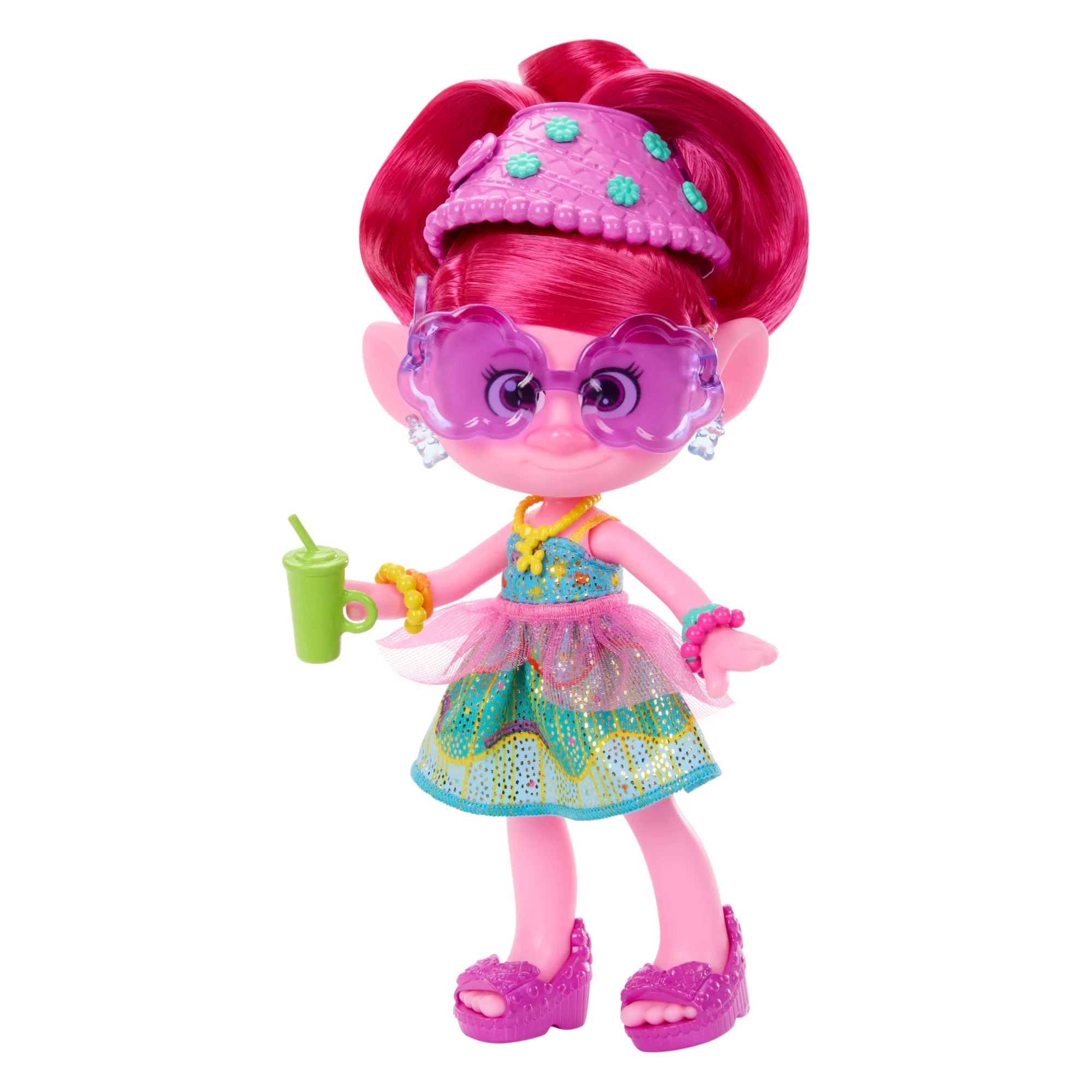 Dreamworks Trolls Fun Fair Surprise Style Surpize Queen Poppy Fashion Doll & 20+ Accessories - Image 6