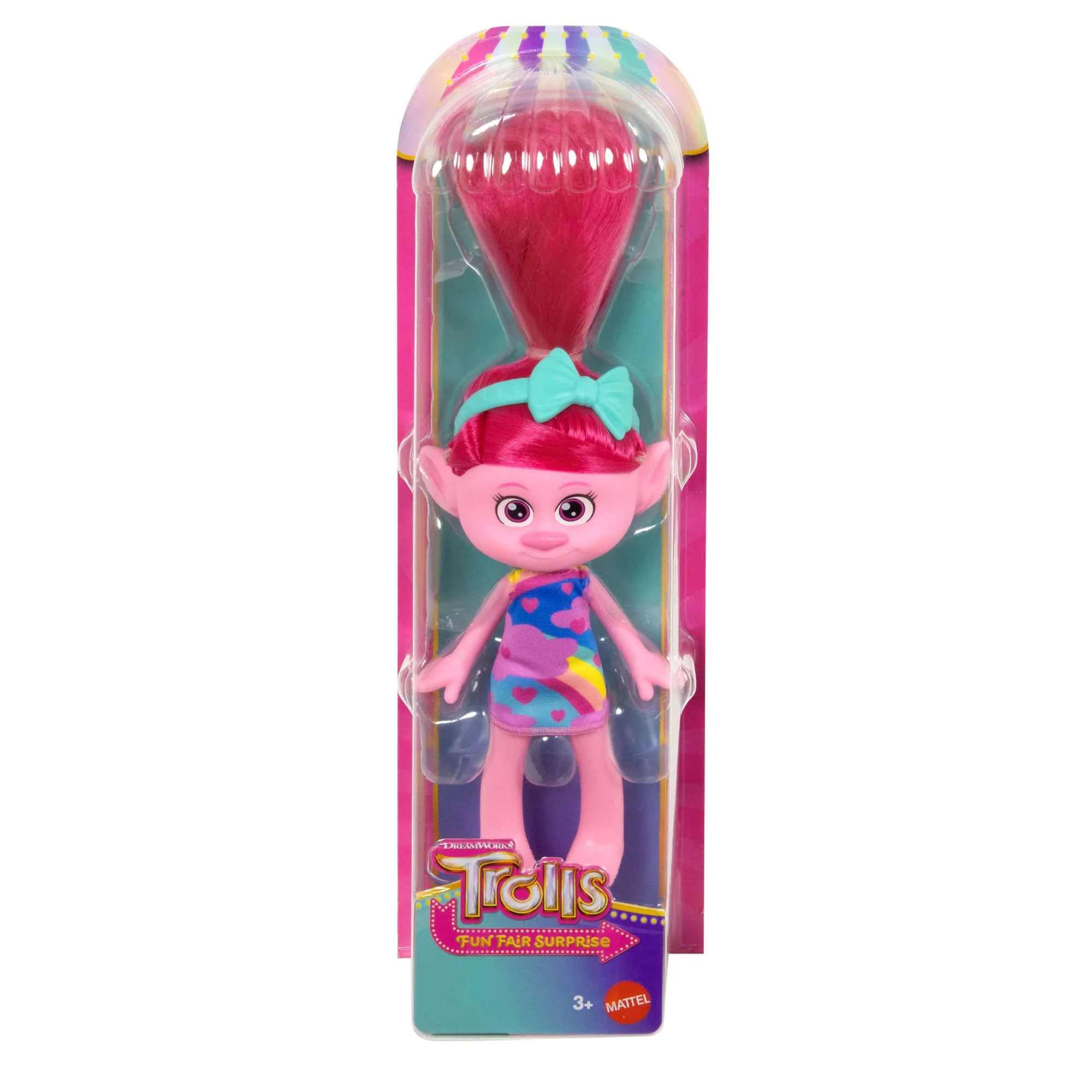 Dreamworks Trolls Fun Fair Surprise Trendsettin’ Queen Poppy Fashion Doll inspired By The Series - Image 6