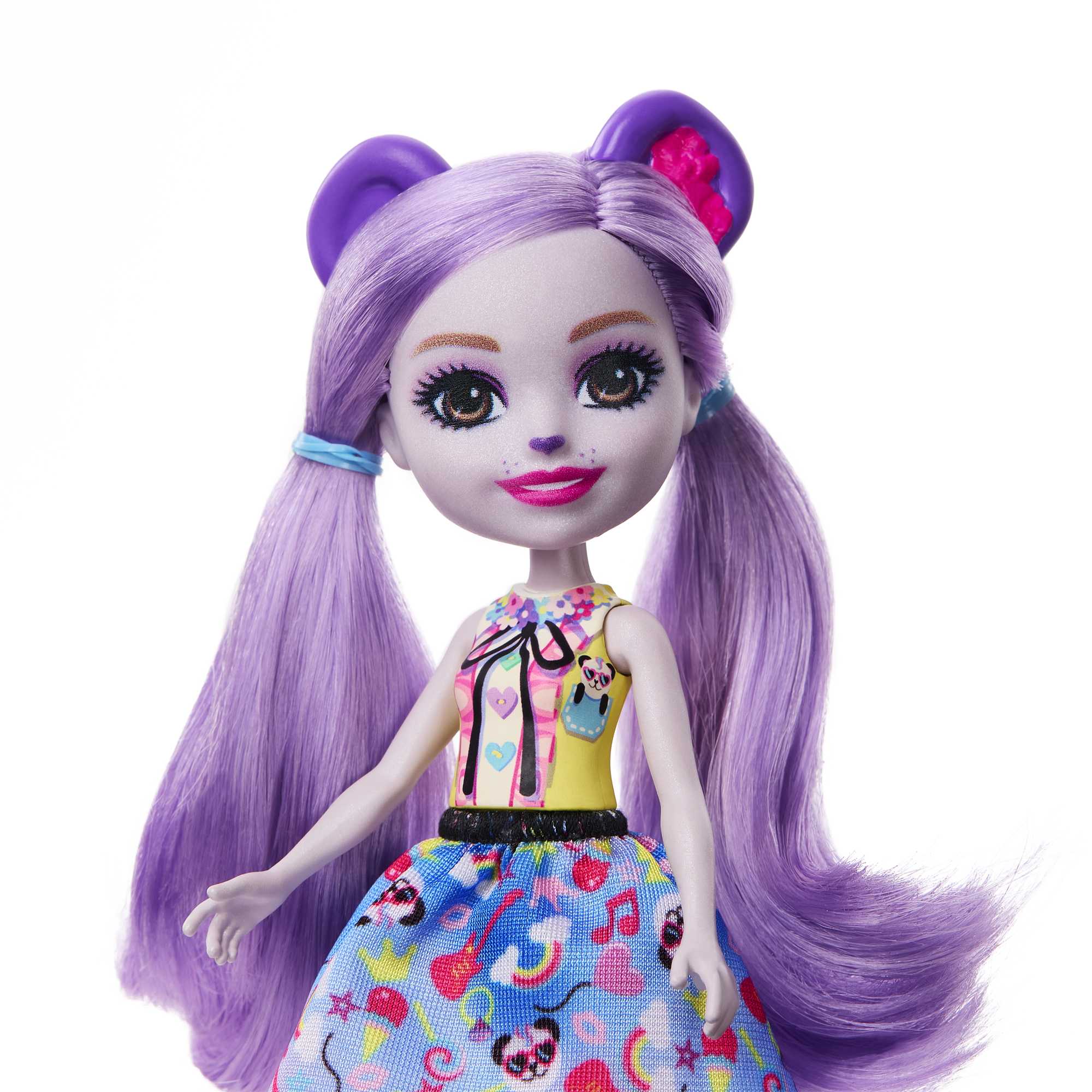 Enchantimals Dolls, Glam Party Pemma Panda Doll And Figure - Image 3