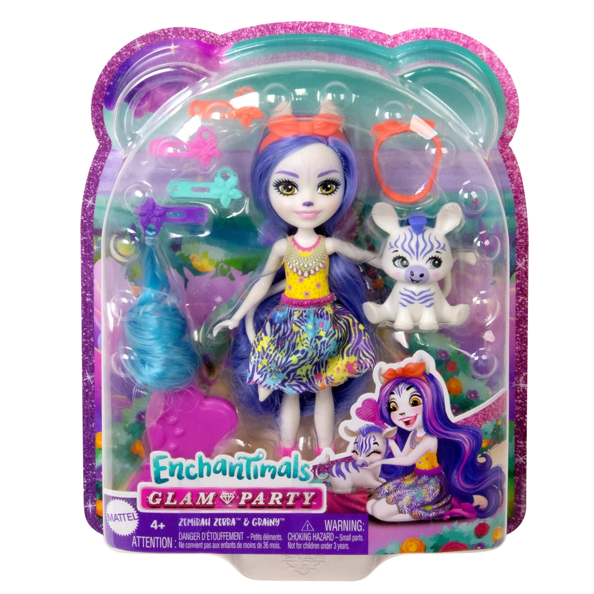 enchantimals-Poupée Chevelure Gala enchanté Avec Figurine Animale - Image 6