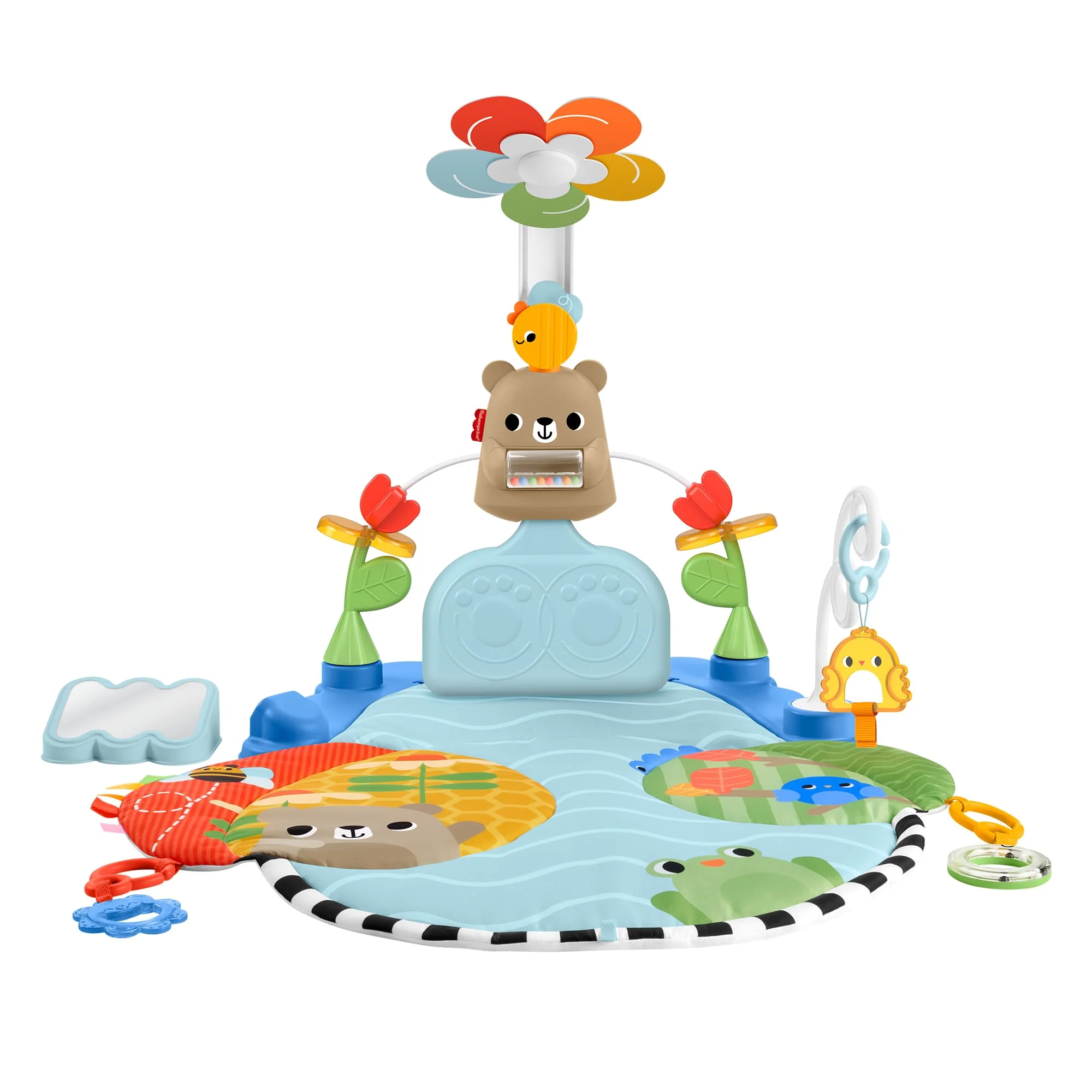 Fisher-Price 3-in-1 Kick & Sway Activity Gym, Baby Play Mat & Sensory Toys For Newborn Developmental Play - Image 6