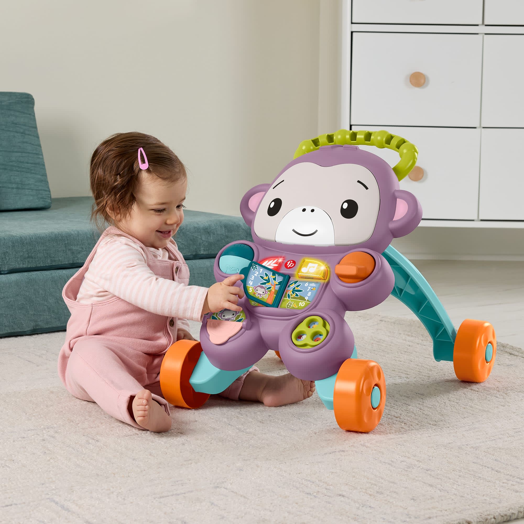 Fisher-Price Andadera para Bebés Aprende Conmigo Amigo Mono - Image 3