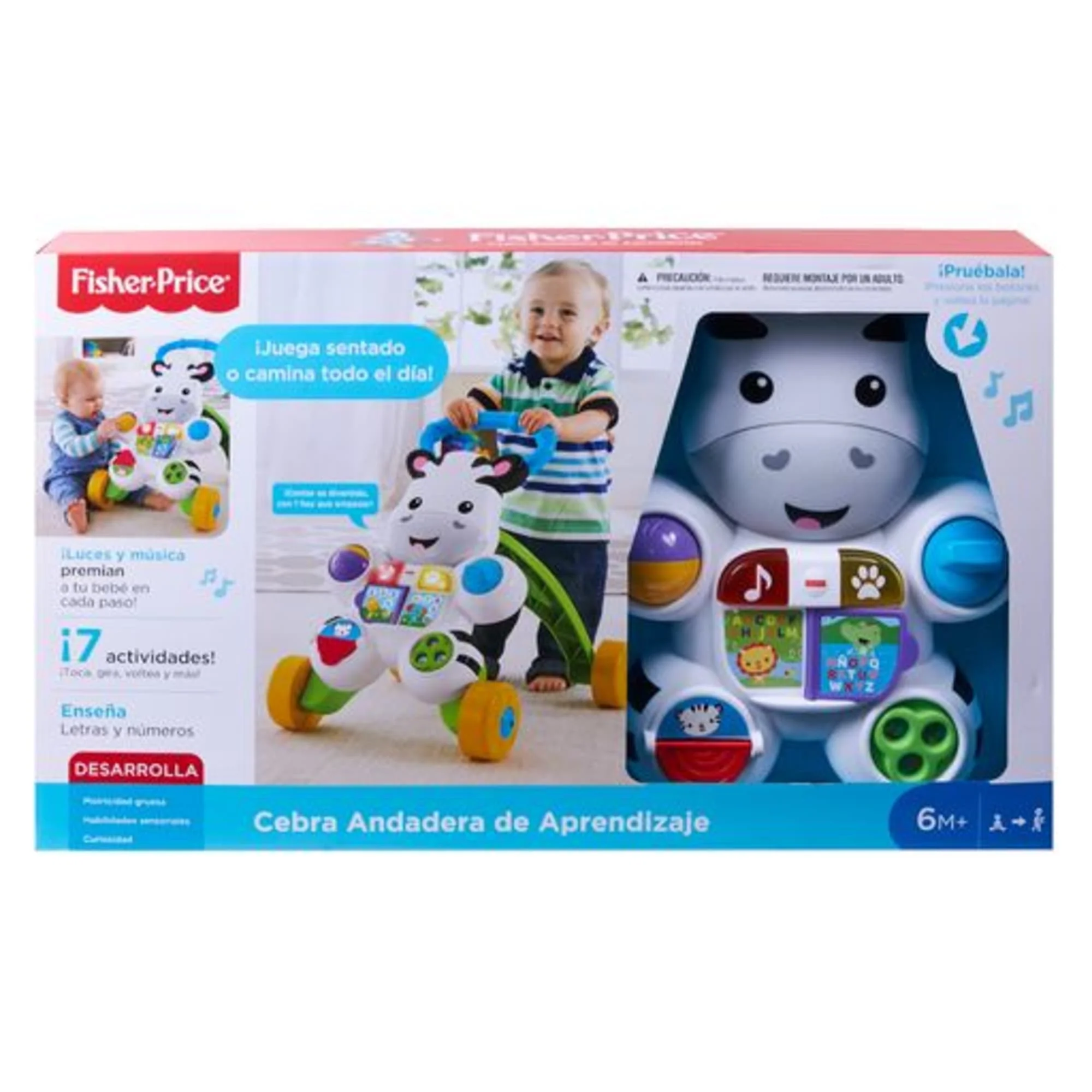 Fisher-Price Andadera para Bebés Cebra de Aprendizaje - Image 5