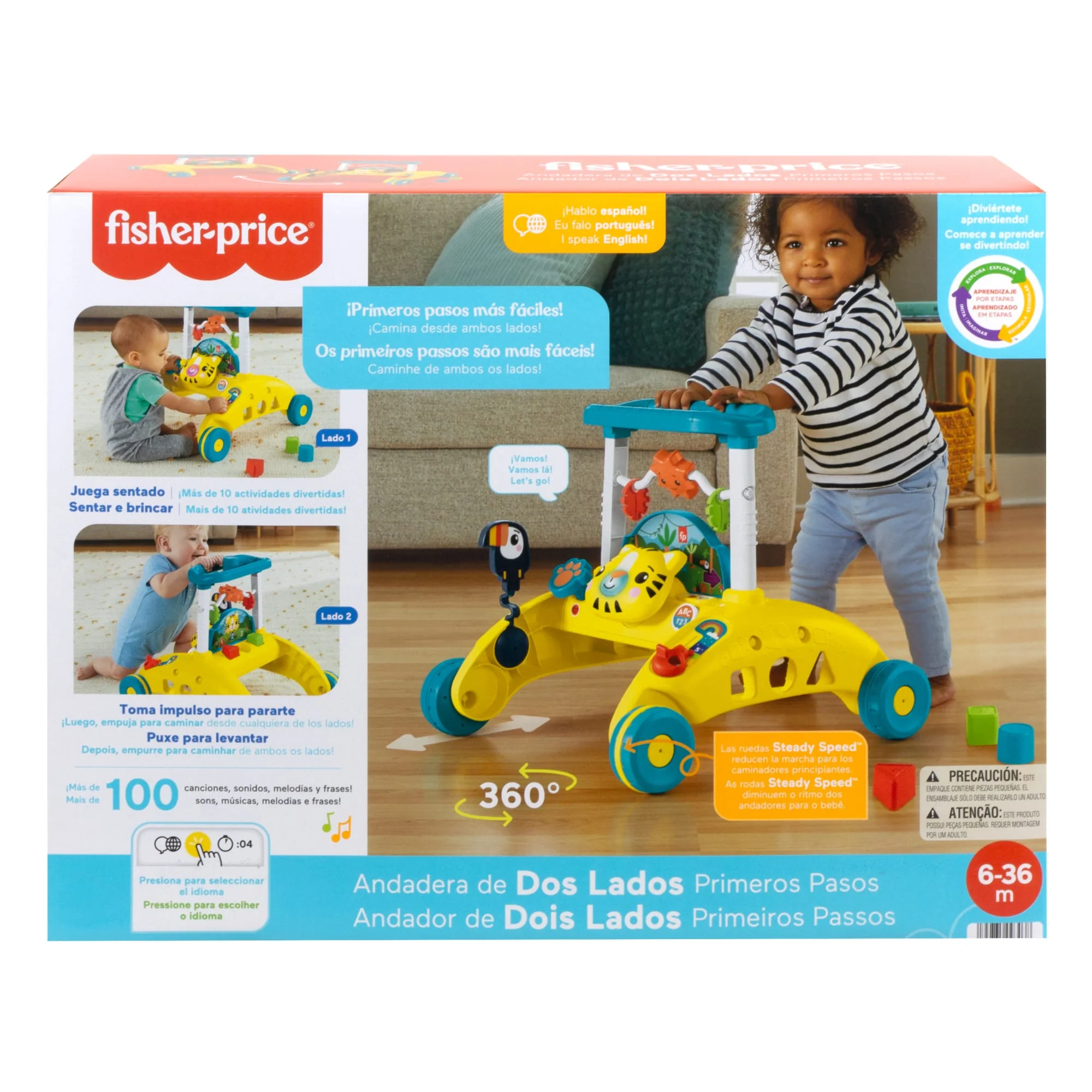 Fisher-Price Andadera para Bebés de Dos Lados Primeros Pasos - Image 7