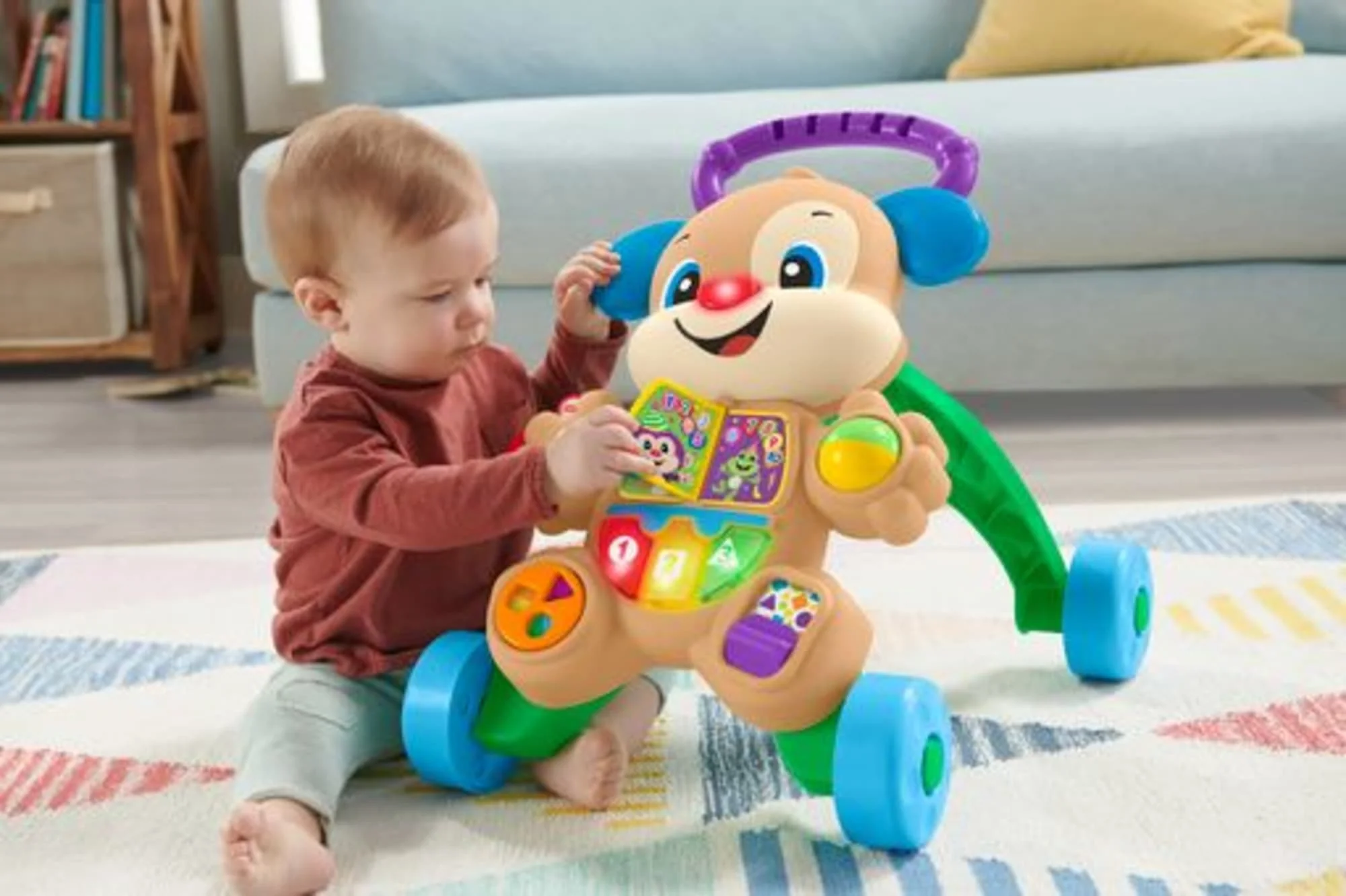 Fisher-Price Aprender e Brincar Andador para Bebês Cachorrinho que Anda - Image 3