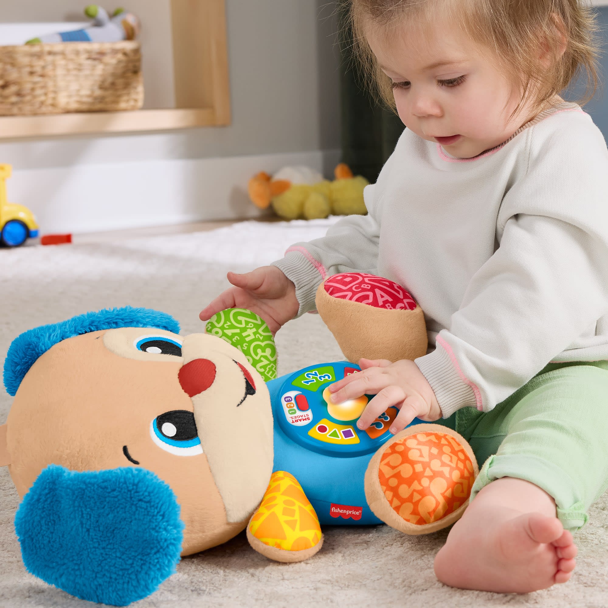 Fisher-Price Aprender e Brincar Brinquedo para Bebês Cachorrinho Aprende Comigo - Image 4