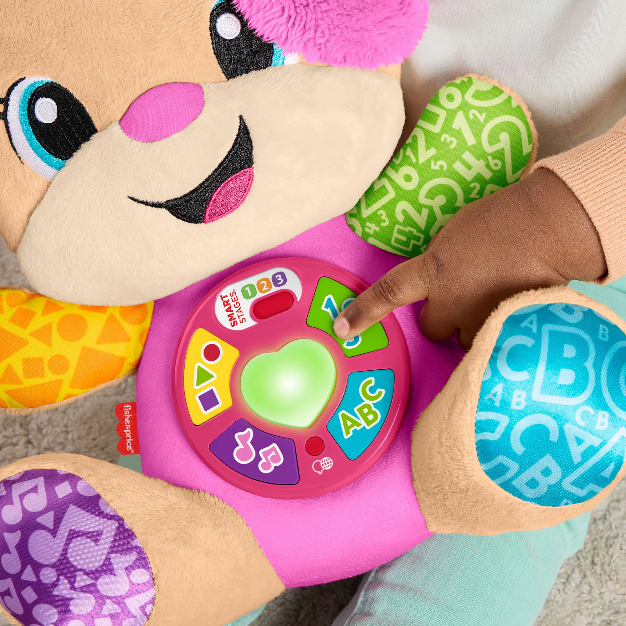 Fisher-Price Aprender e Brincar Brinquedo para Bebês Irmã do Cachorrinho Aprende Comigo - Image 3