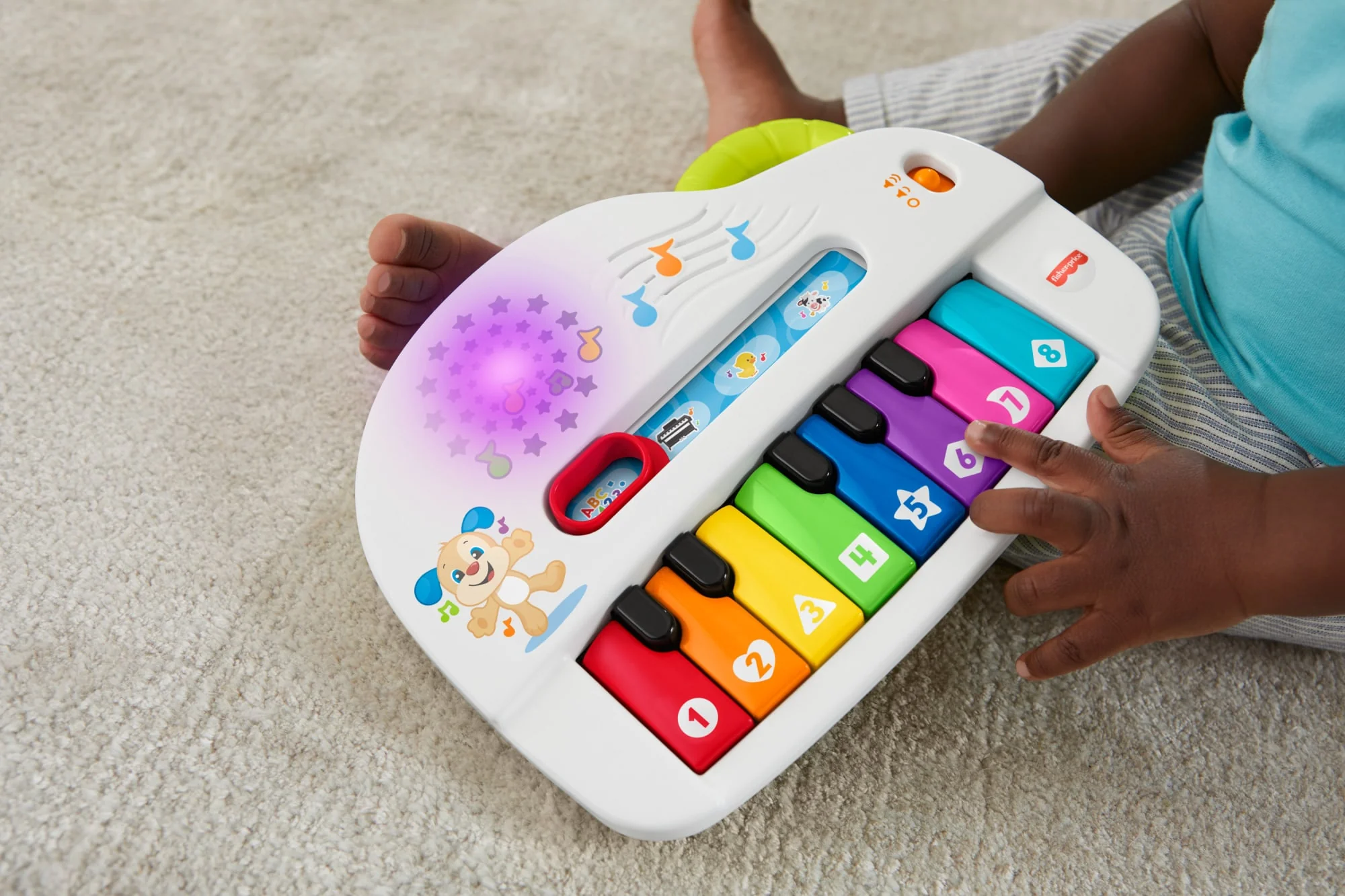 Fisher-Price Aprender e Brincar Brinquedo para Bebês Piano Cachorrinho - Image 3