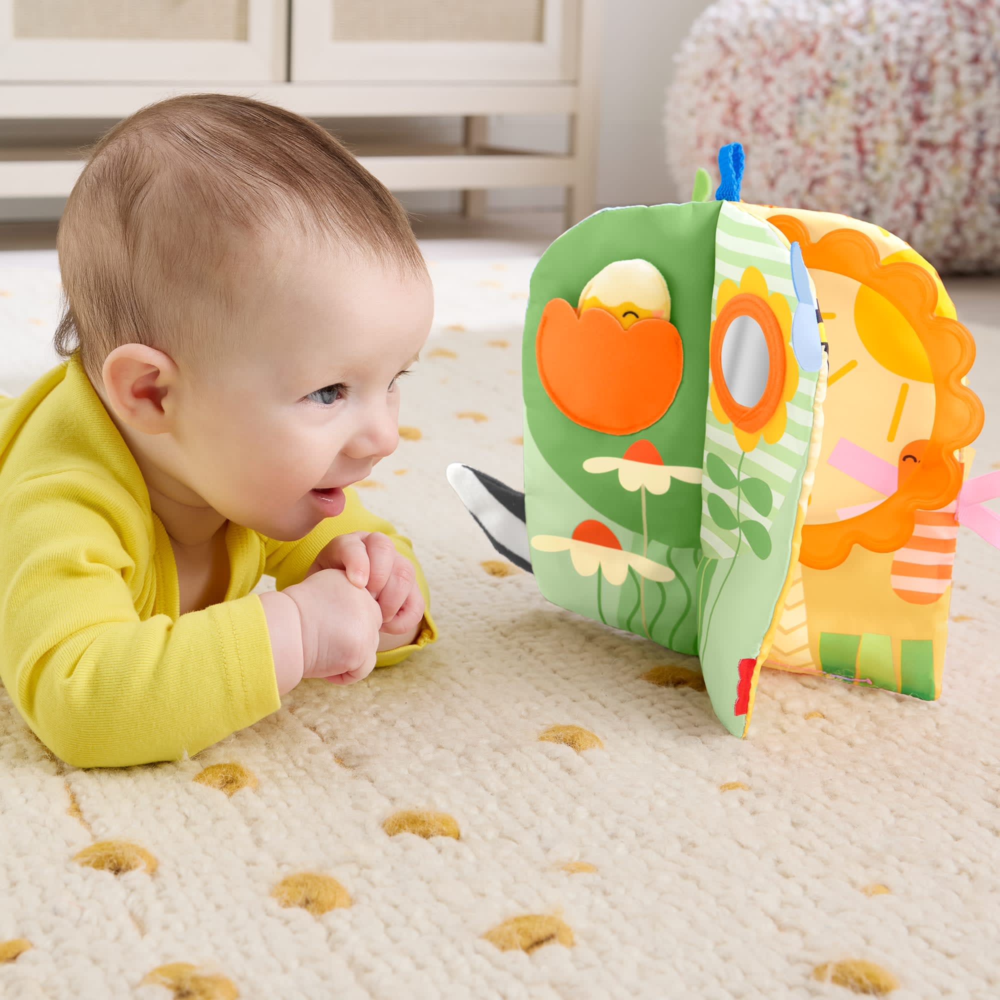 Fisher-Price Baby Brinquedo para Bebês FP Livro Sensorial - Image 3