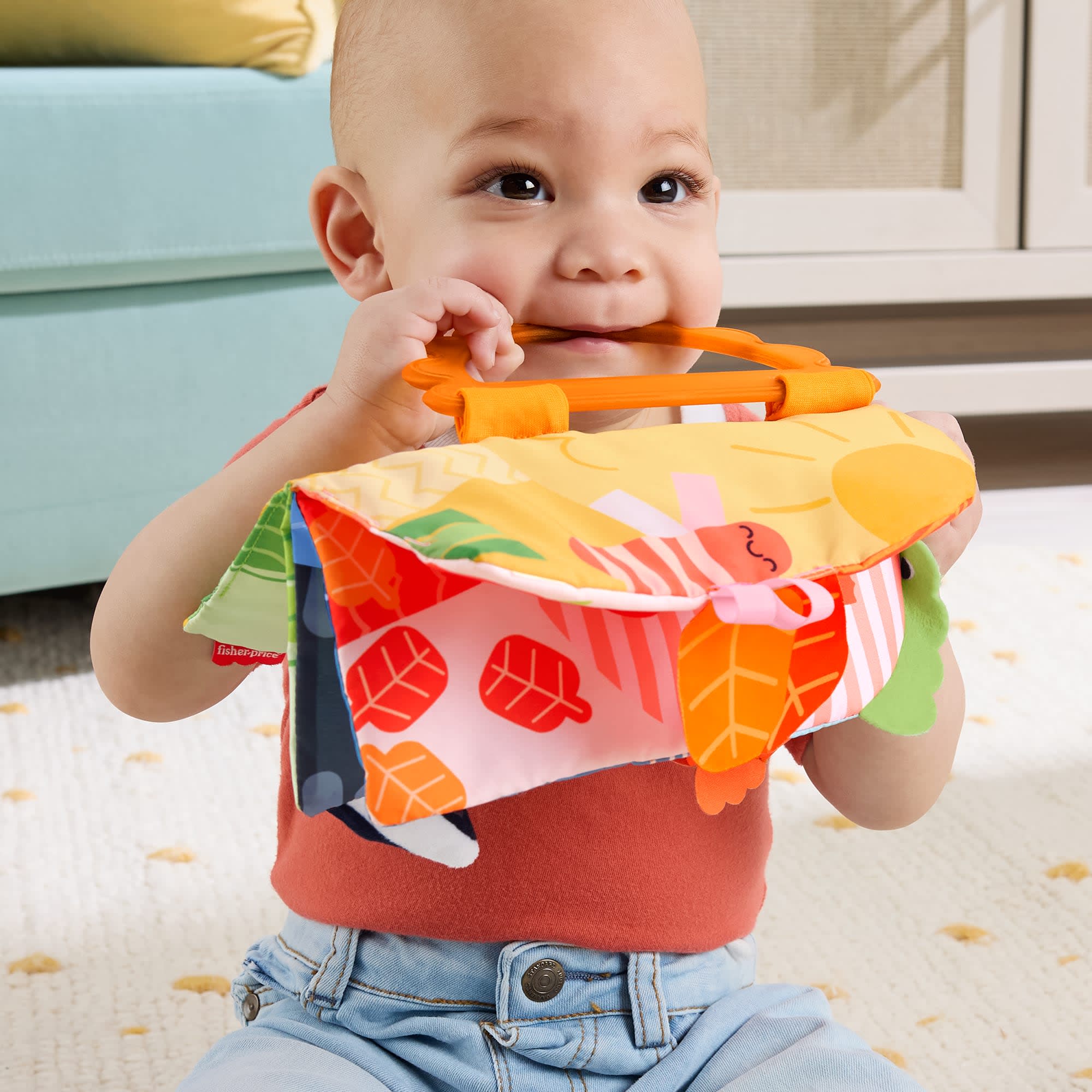 Fisher-Price Baby Brinquedo para Bebês FP Livro Sensorial - Image 4
