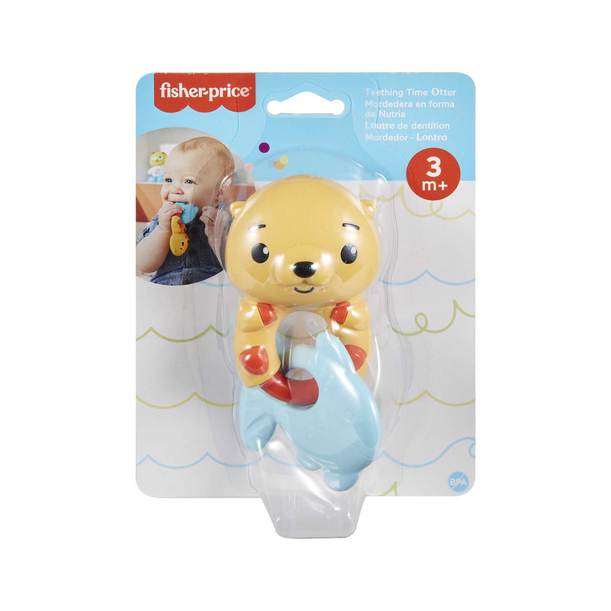 Fisher-Price Baby Chocalho para Bebês Sensimals Leopardo - Image 6