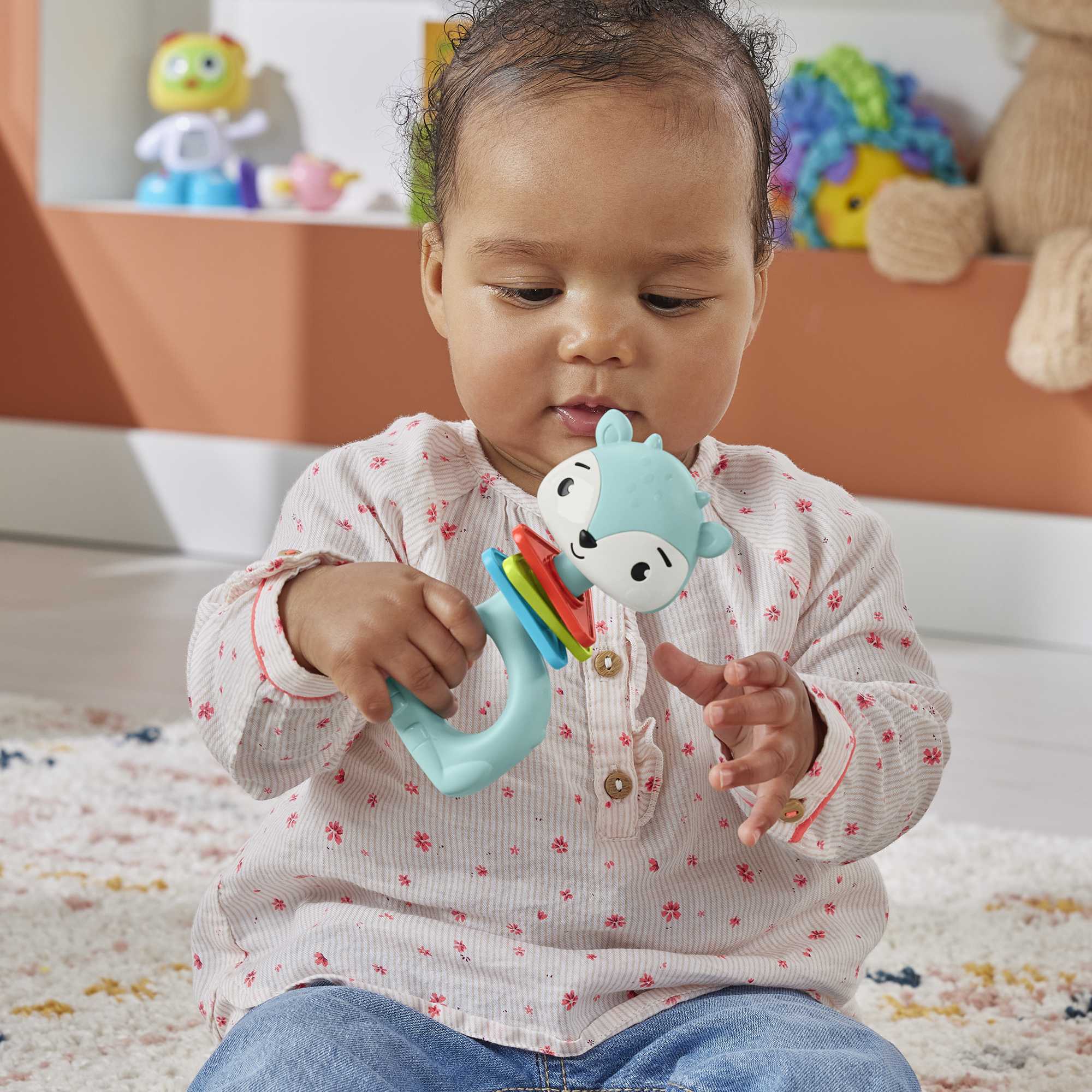 Fisher-Price Baby Chocalho para Bebês Sensimals Veado - Image 2