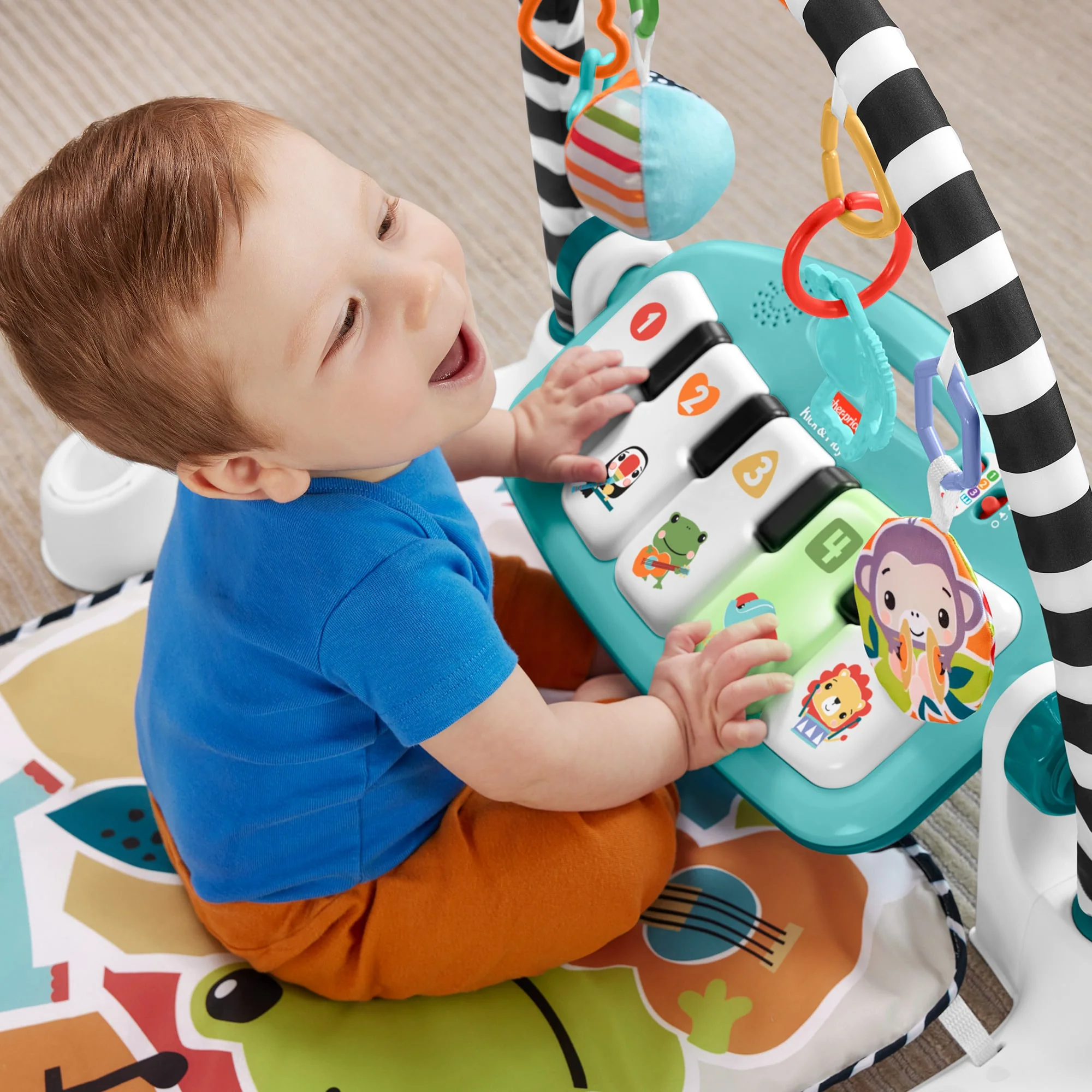 Fisher-Price Baby Ginásio para Bebês Pianinho Brilha e Cresce - Image 5