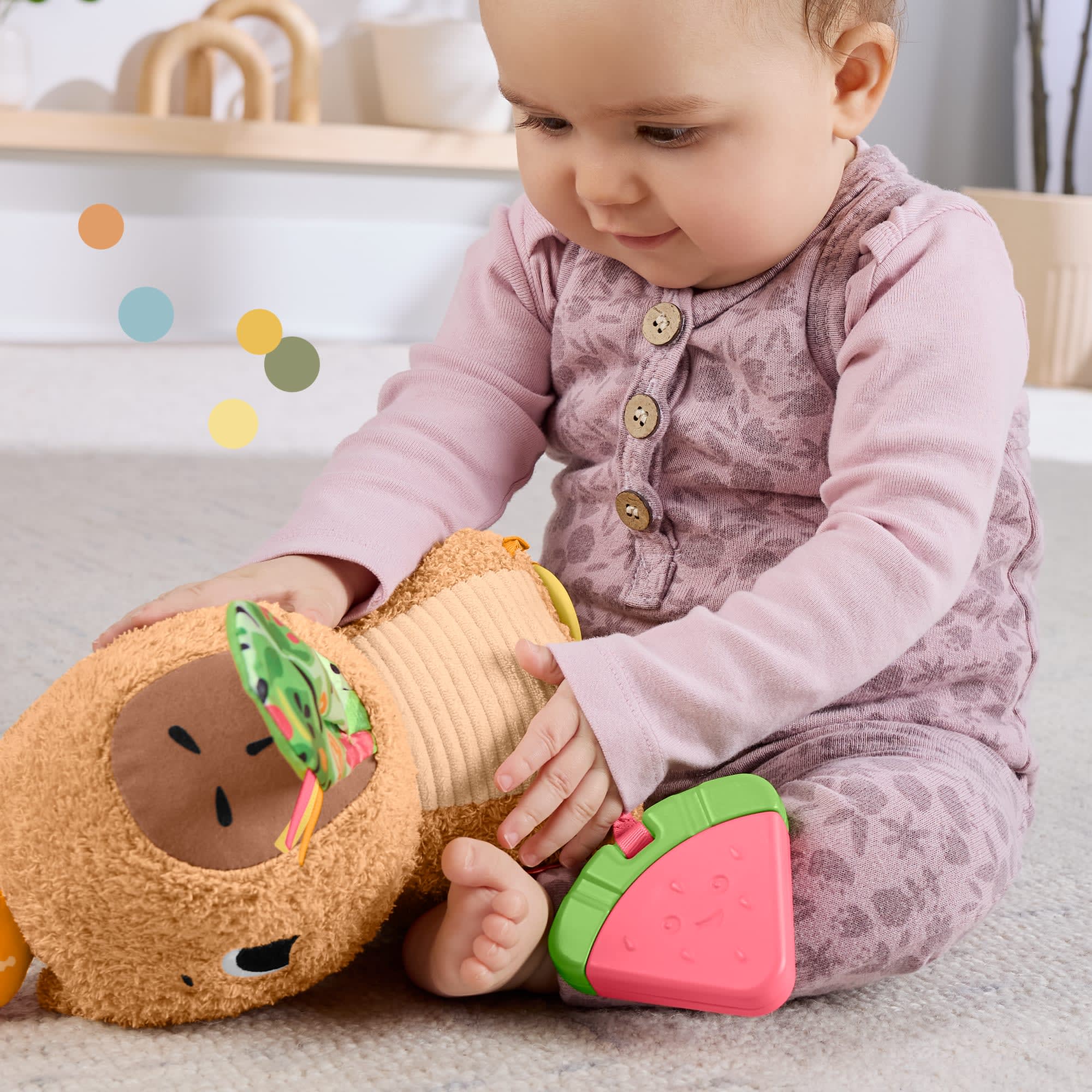 Fisher-Price Baby Juguete para Bebés Capibara Estímulos y Juego - Image 2