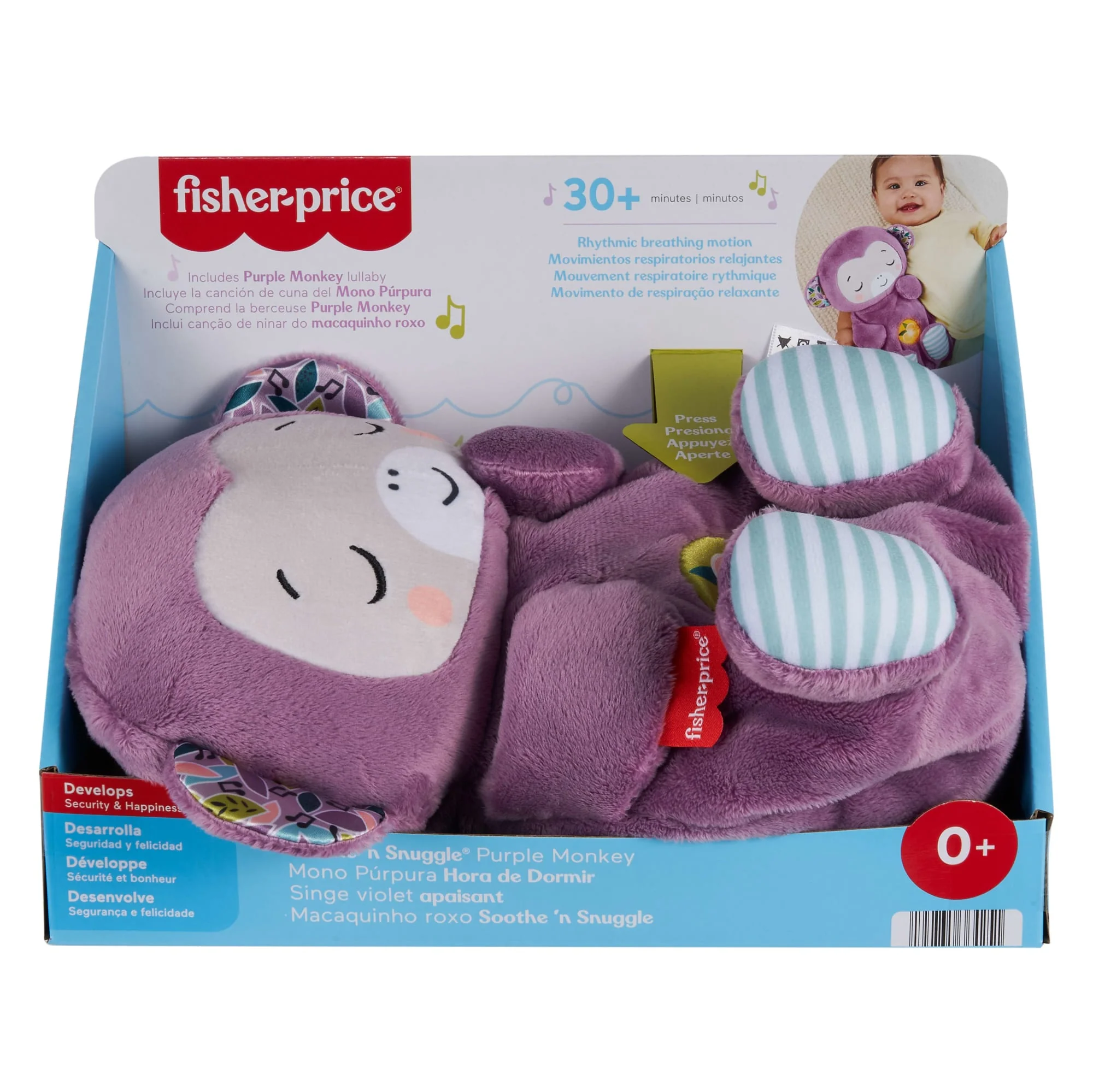 Fisher-Price Baby Juguete para Bebés Mono Hora de Dormir - Image 6