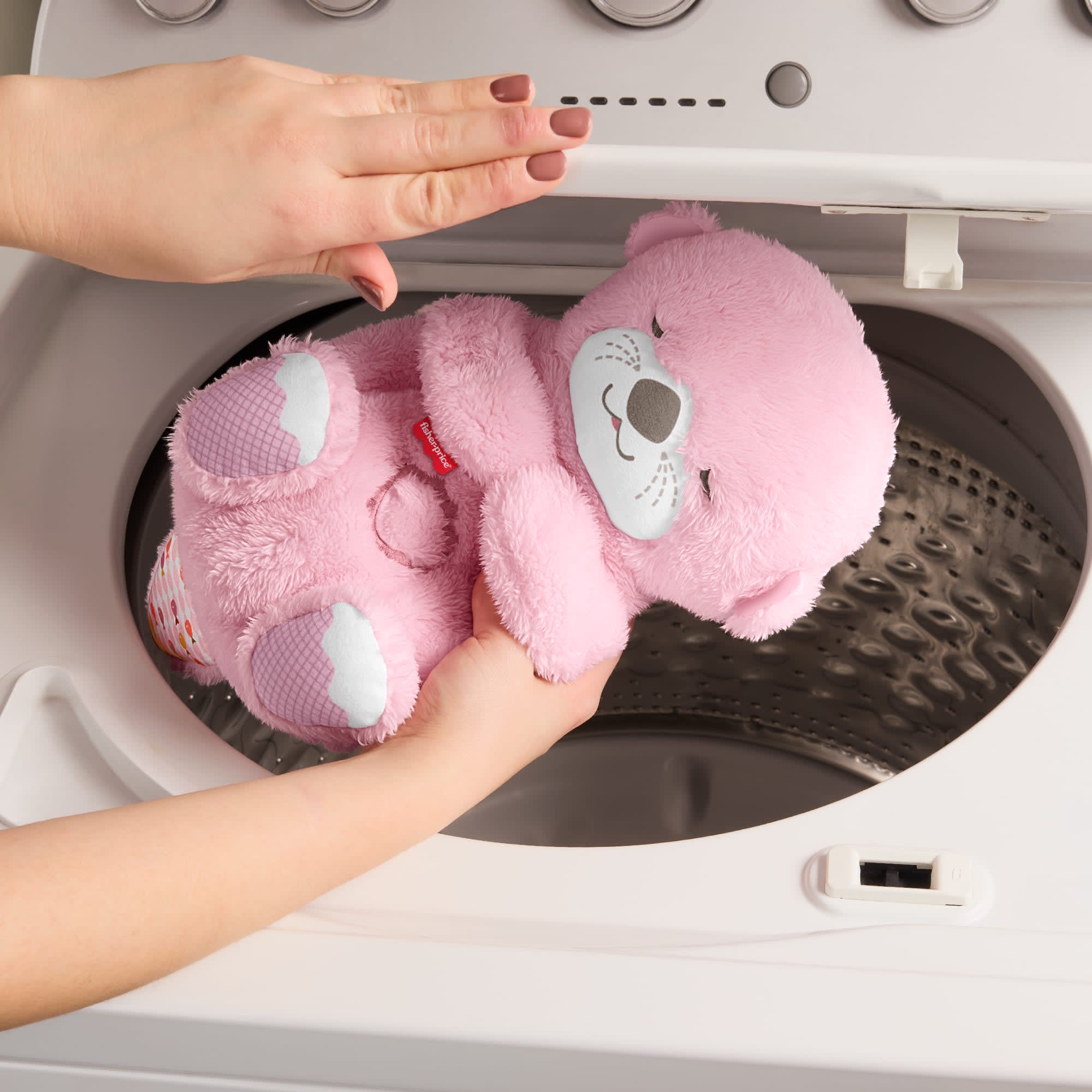 Fisher-Price Baby Juguete para Bebés Nutria Hora de Dormir Rosa - Image 5