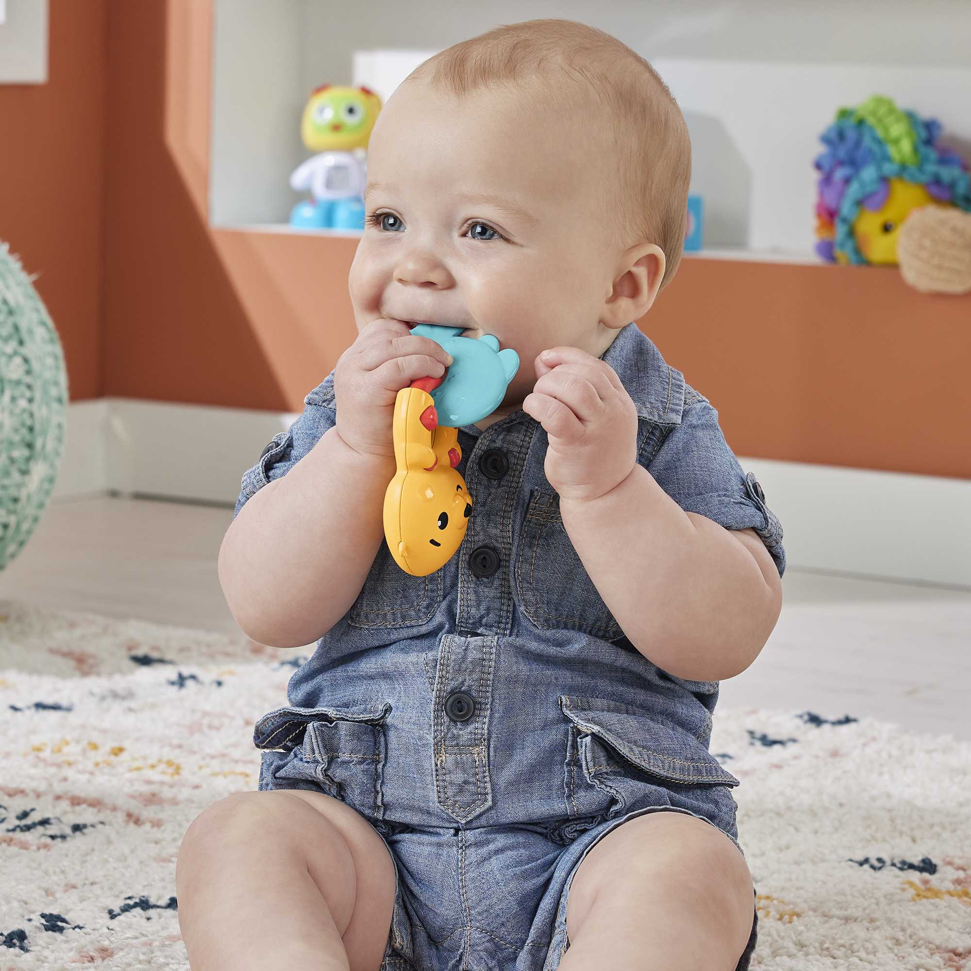 Fisher-Price Baby Sonaja para Bebés Sensimals Leopardo - Image 2