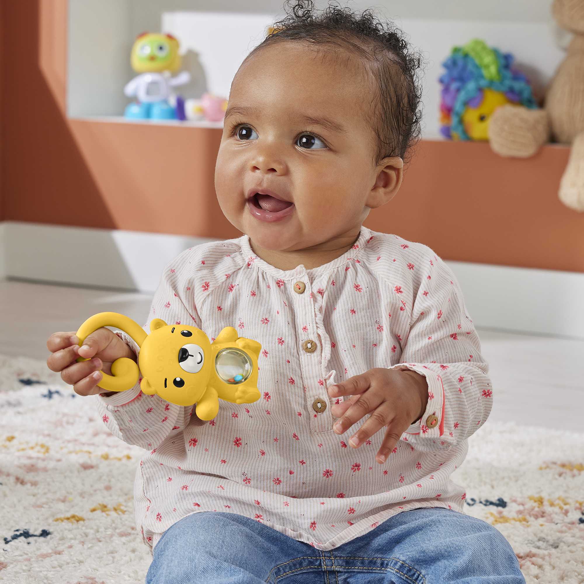 Fisher-Price Baby Sonaja para Bebés Sensimals Nutria - Image 3