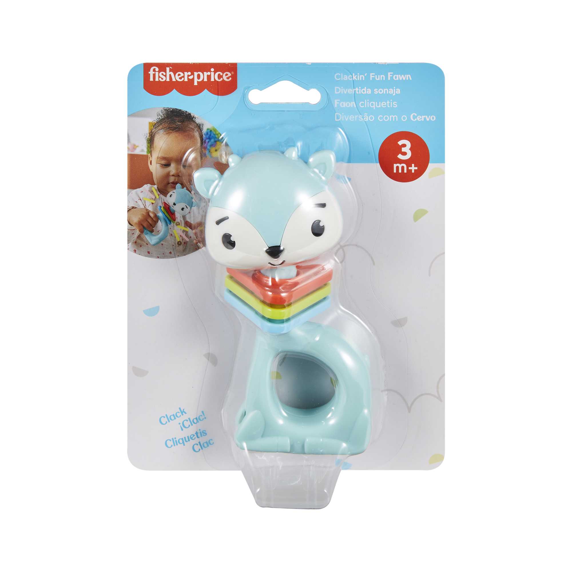 Fisher-Price Baby Sonaja para Bebés Sensimals Venado - Image 6