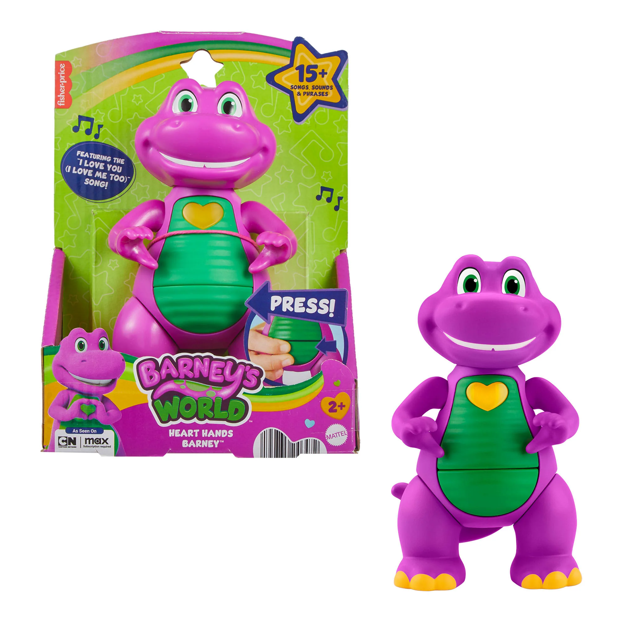 Fisher-Price-Barney Mains en Cur-Figurine Musicale Avec Lumières - Image 6