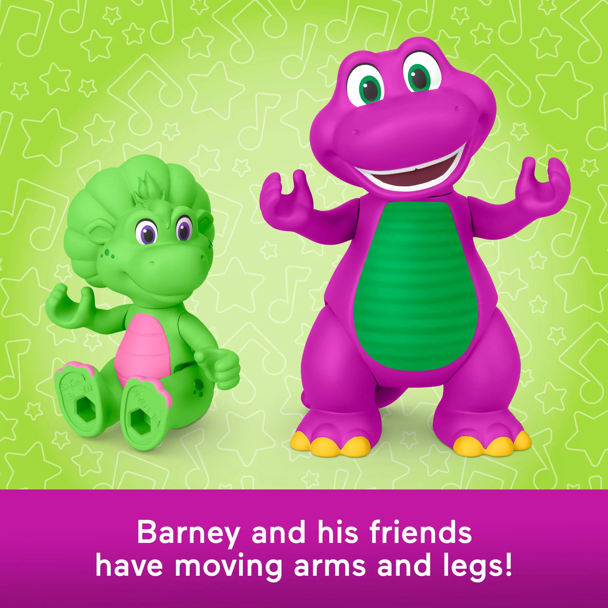 Fisher-Price Barney's World Barney Hey Friends Pack With 4 Figures - Image 3