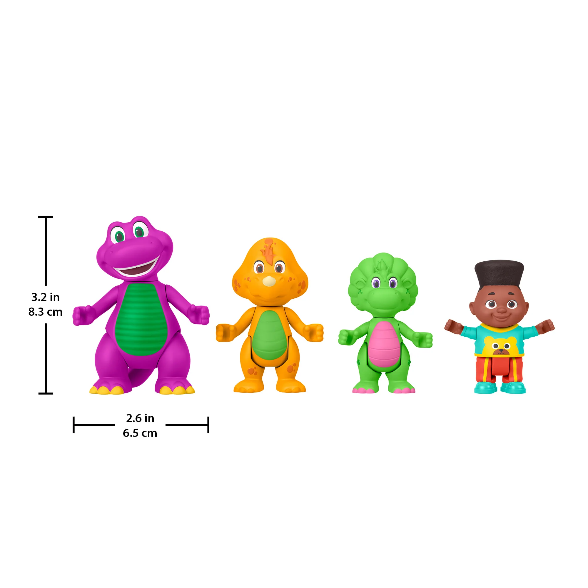 Fisher-Price Barney's World Barney Hey Friends Pack With 4 Figures - Image 5