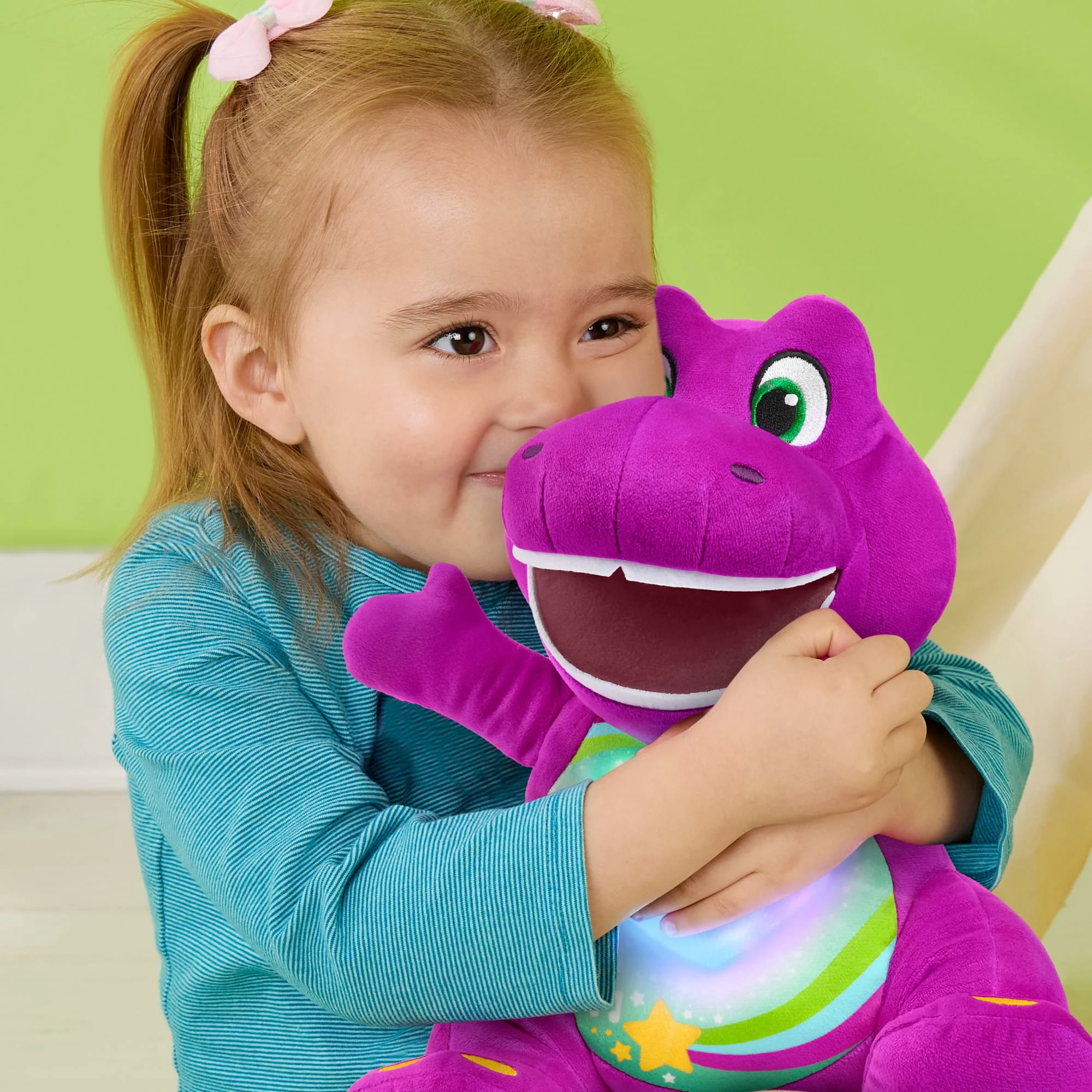 Fisher-Price® Barney’S World Peluche Barney Cur Lumineux - Image 4