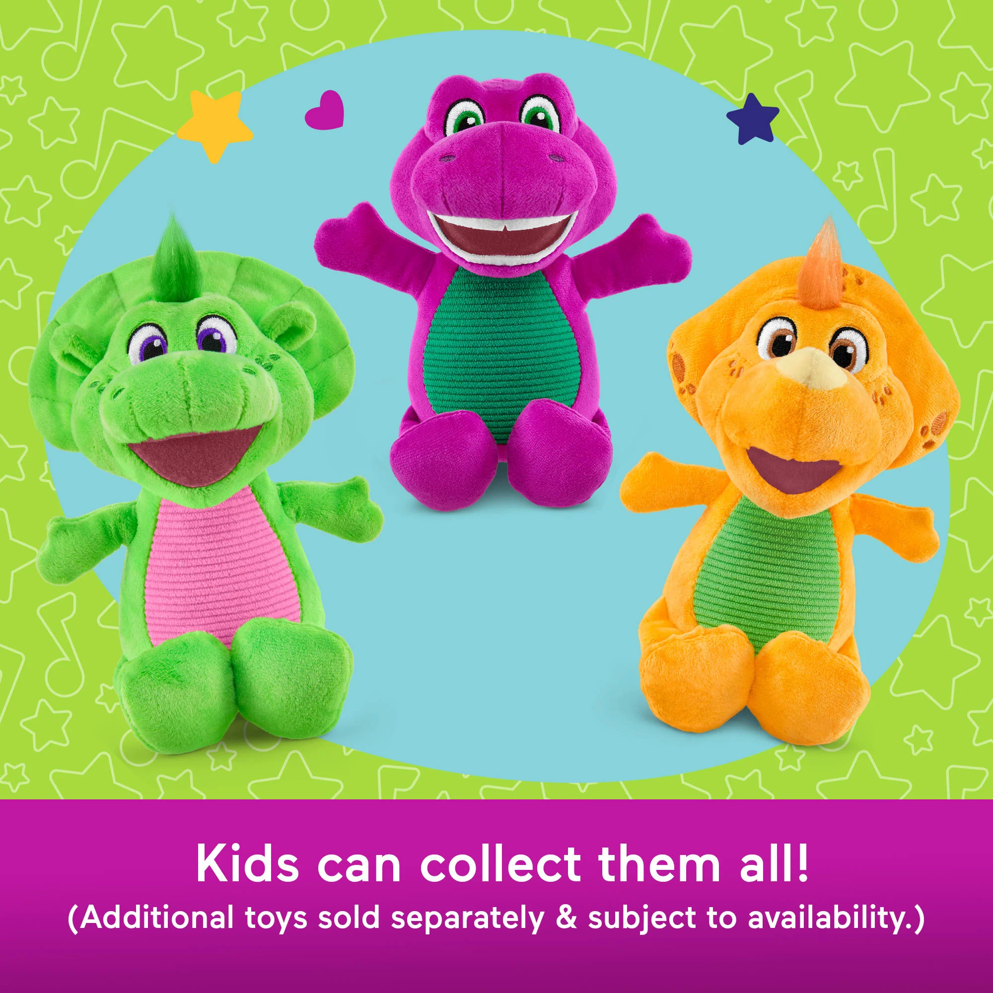 Fisher-Price Barney's World Plush Character Toy Collection For Toddlers & Kids, Styles May Vary - Image 4