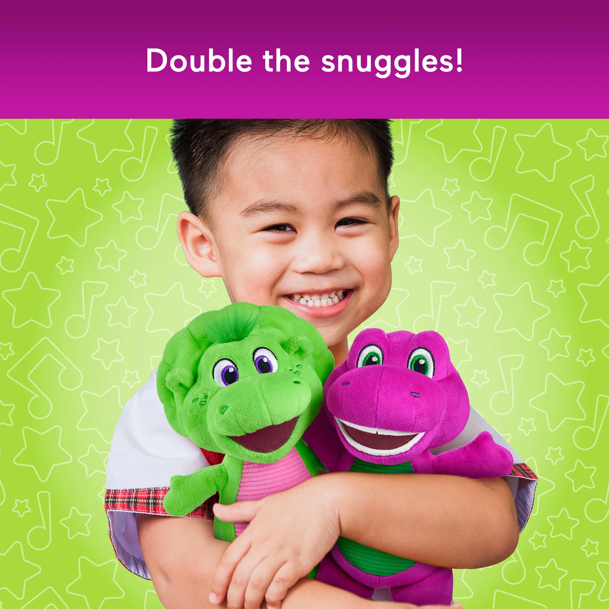 Fisher-Price Barney's World Barney & Baby Bop With Book - Image 3
