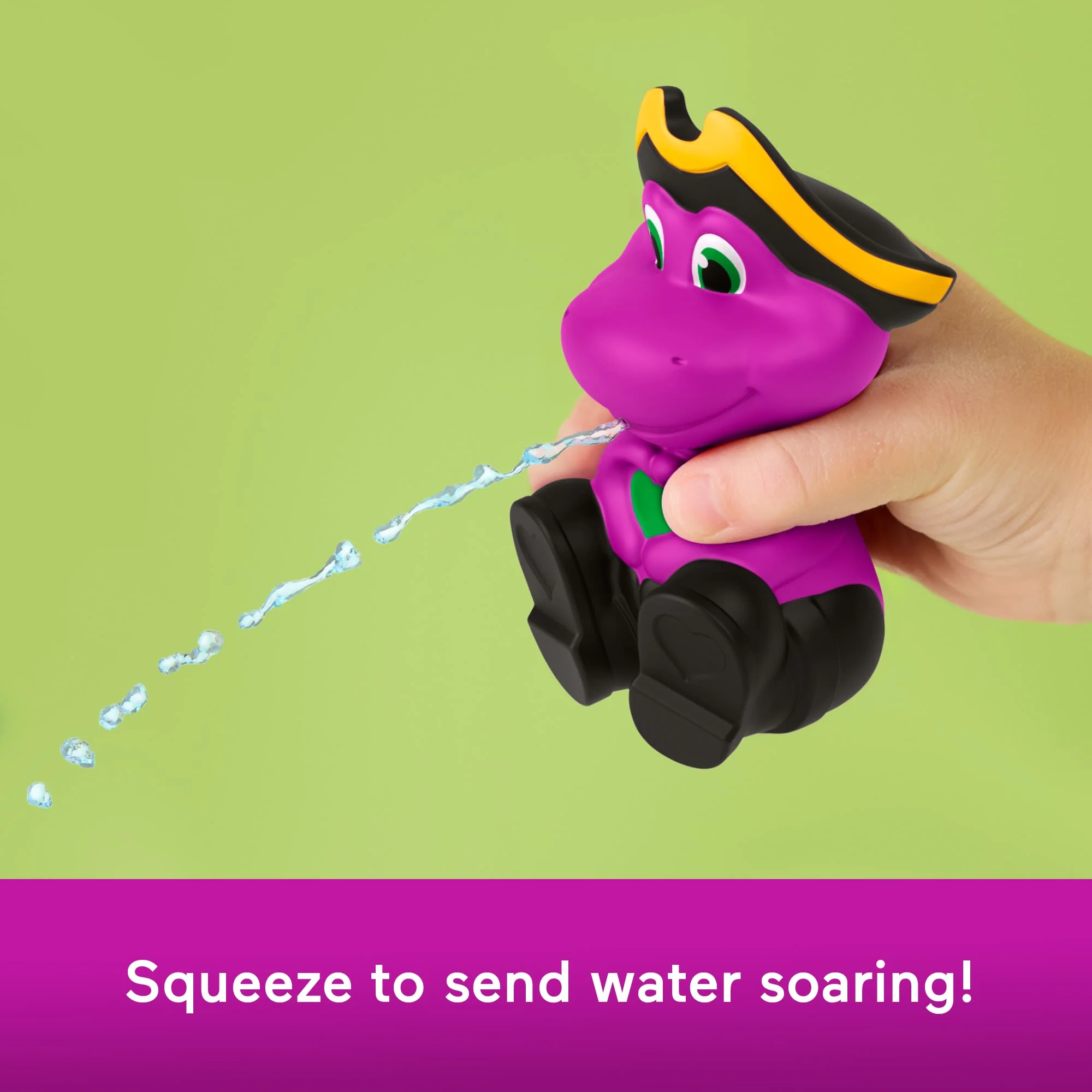 Fisher-Price Barney's World Water Fun Pirate Ship, 4-Piece Set For Water Play - Image 4