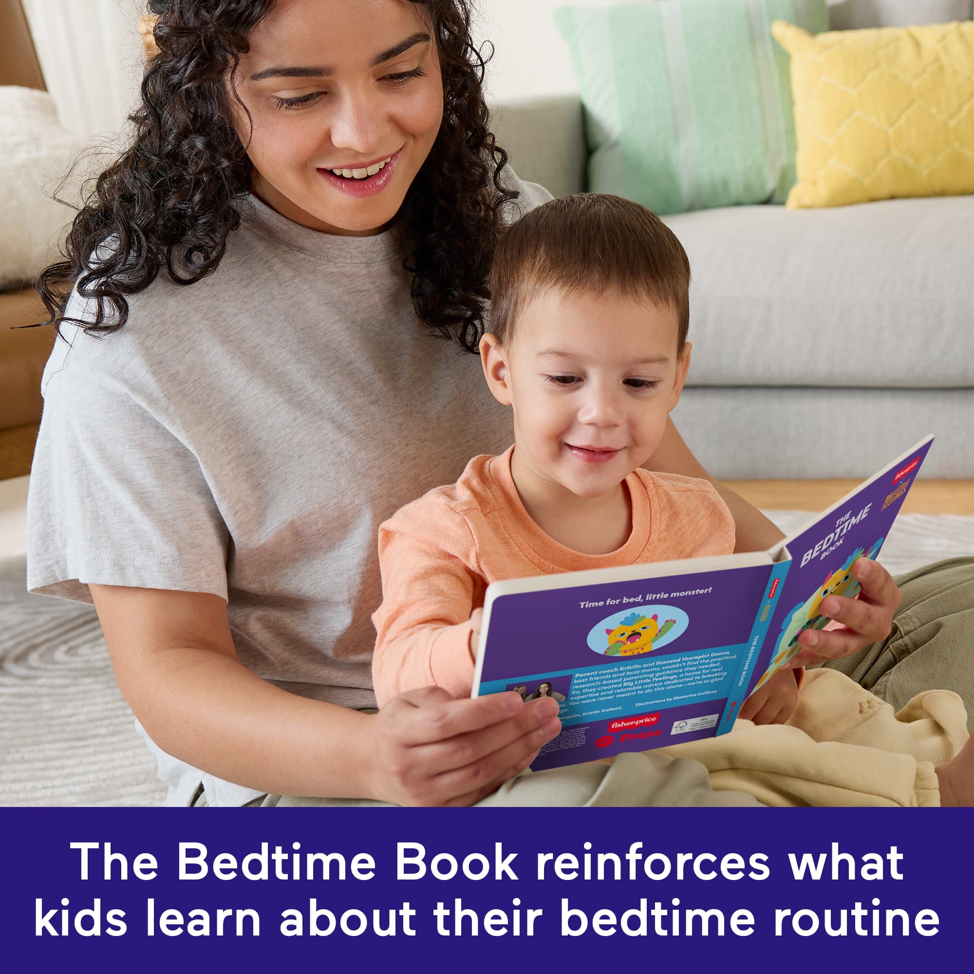 Fisher-Price Big Little Feelings Bedtime Routine Play Kit, Set Of Learning Toys & Tips For Toddlers & Kids - Image 5