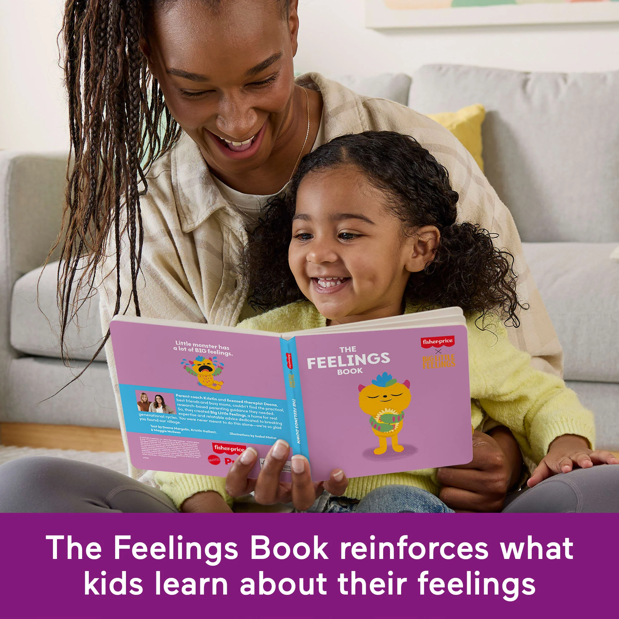 Fisher-Price Big Little Feelings Calm Down Play Kit, Set Of Learning Toys & Tips For Toddlers & Kids - Image 4