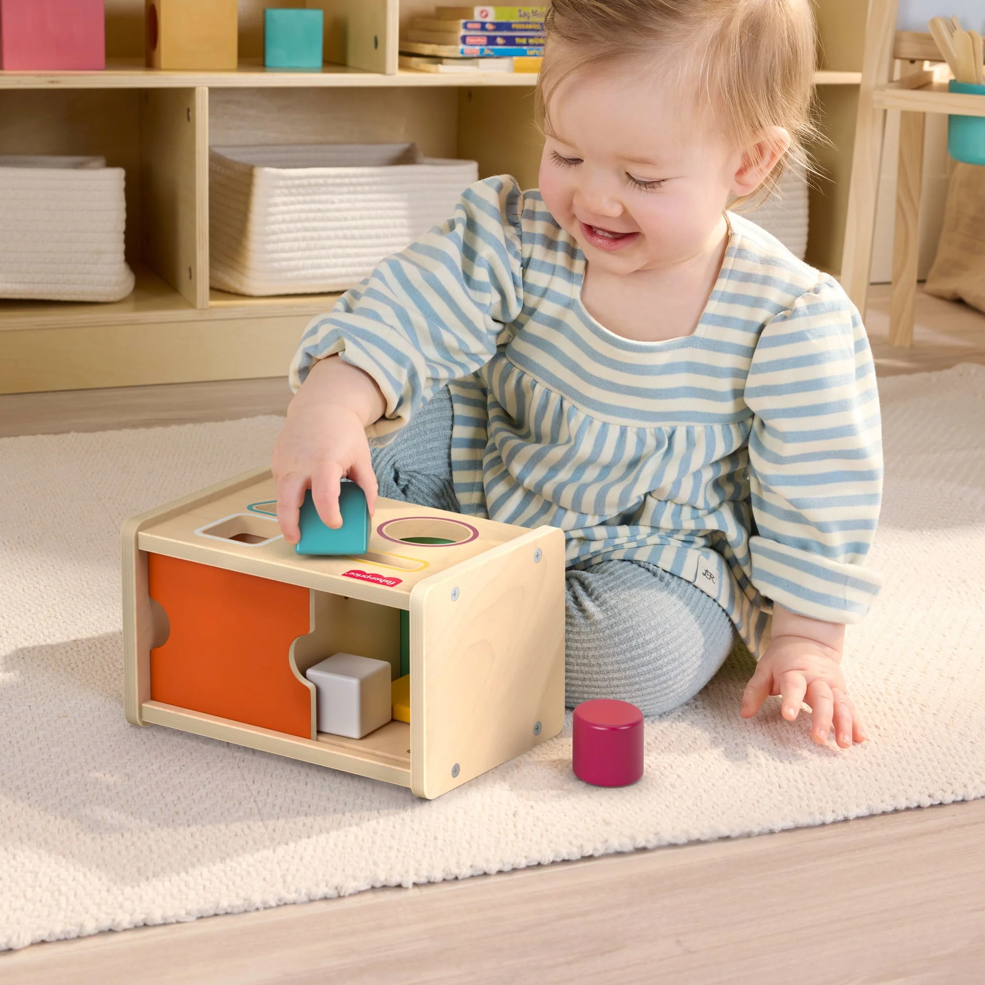 Fisher-Price Boîte en Bois Permanence de L’Objet Tri - Image 2