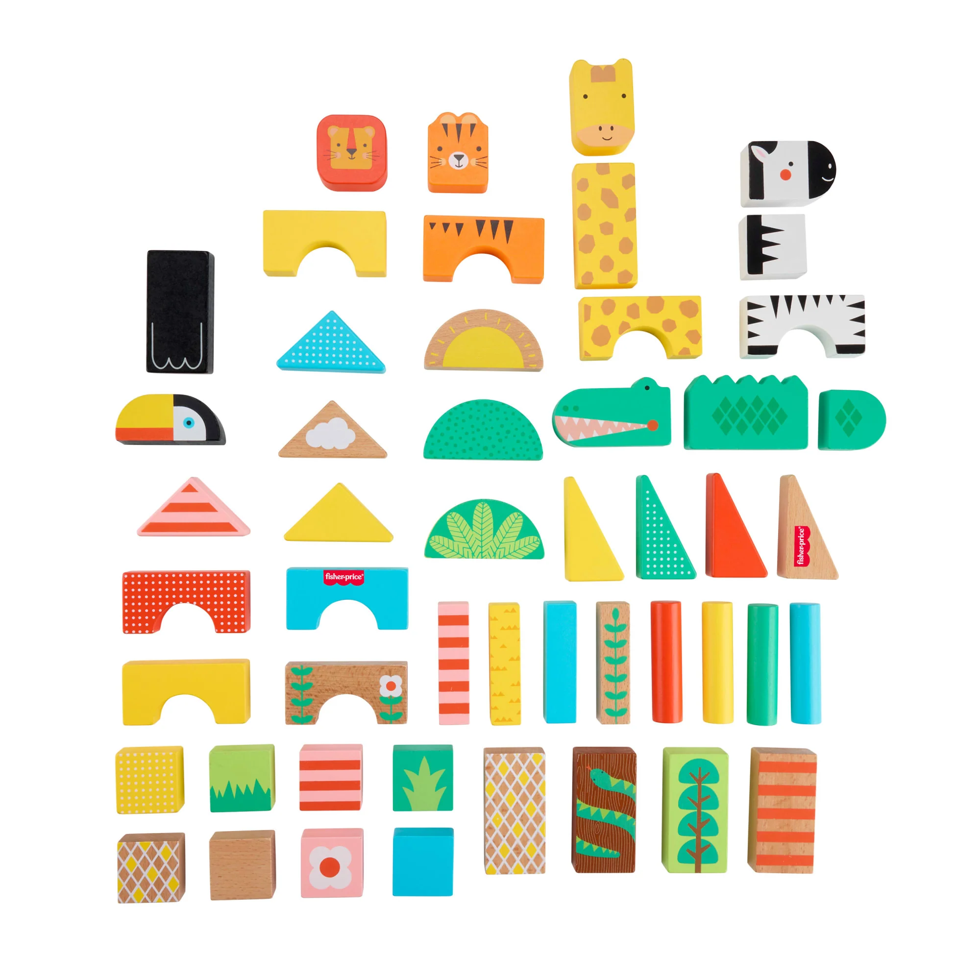 Fisher-Price Brinquedo para Bebês Animaizinhos da Selva de Madeira - Image 6