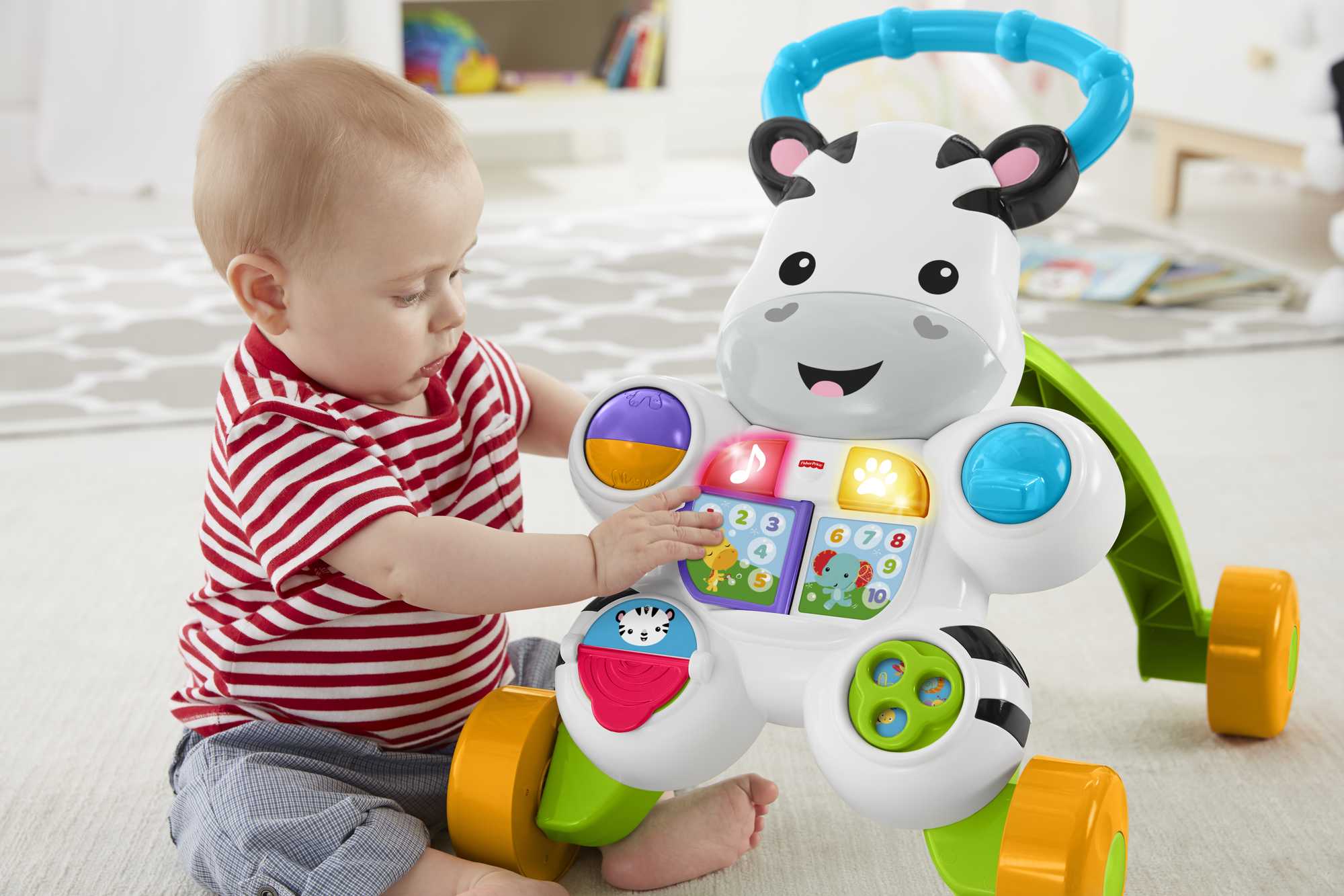 Fisher-Price Brinquedo para Bebês Apoiador Zebra - Image 3
