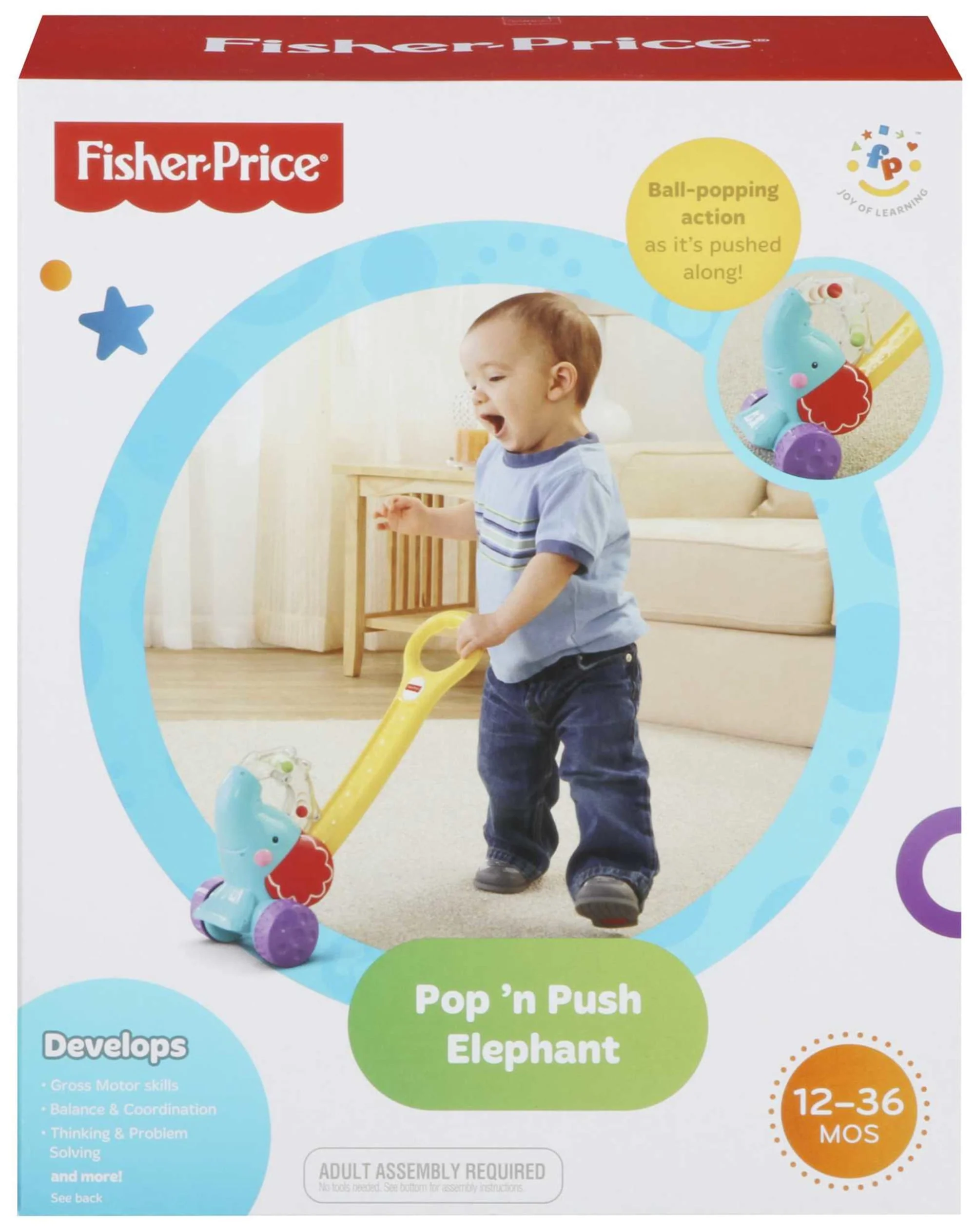 Fisher-Price Brinquedo para Bebês Elefante Bolinhas Divertidas - Image 2
